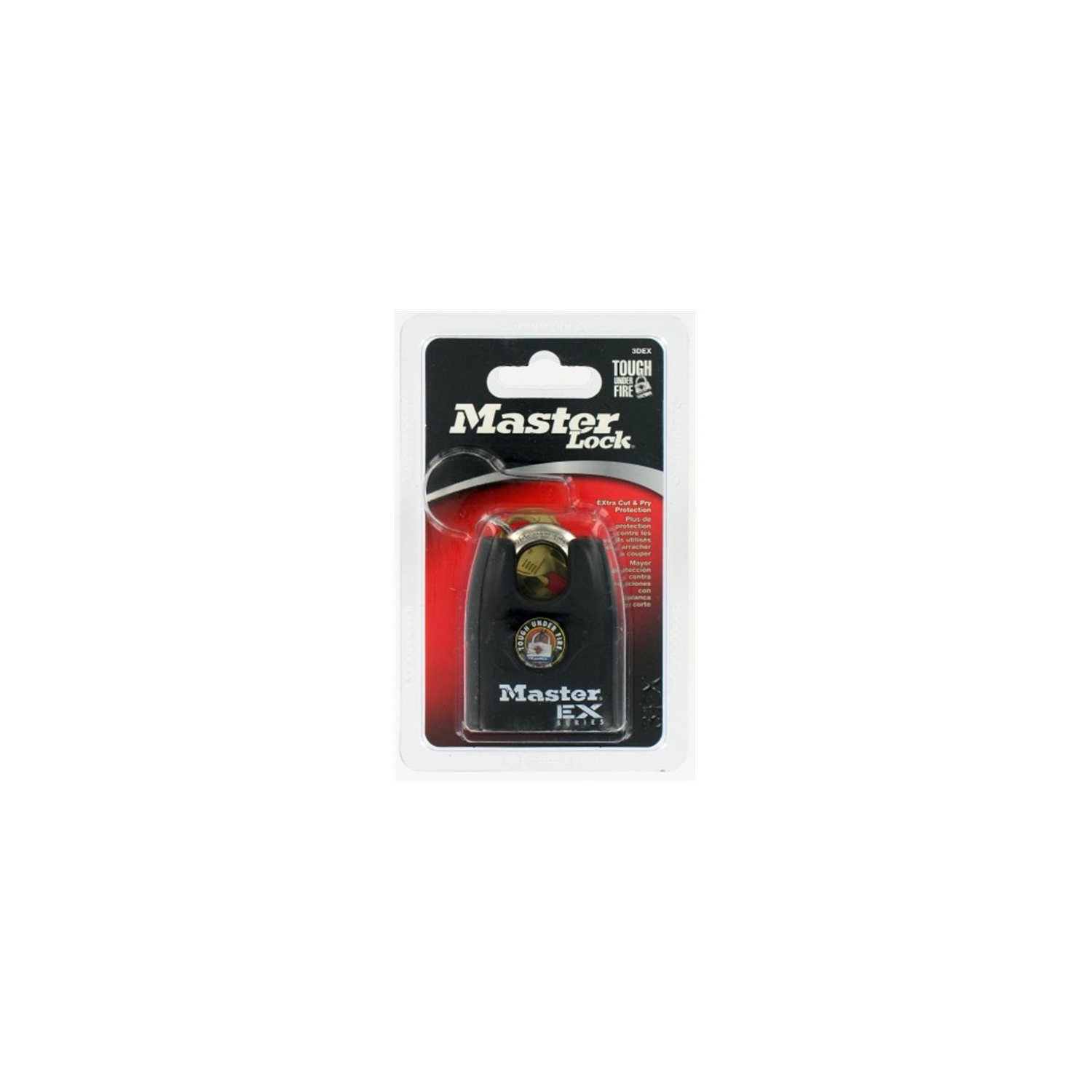 Master Lock 1-.50in. EX Series Shrouded Padlock 3DEX