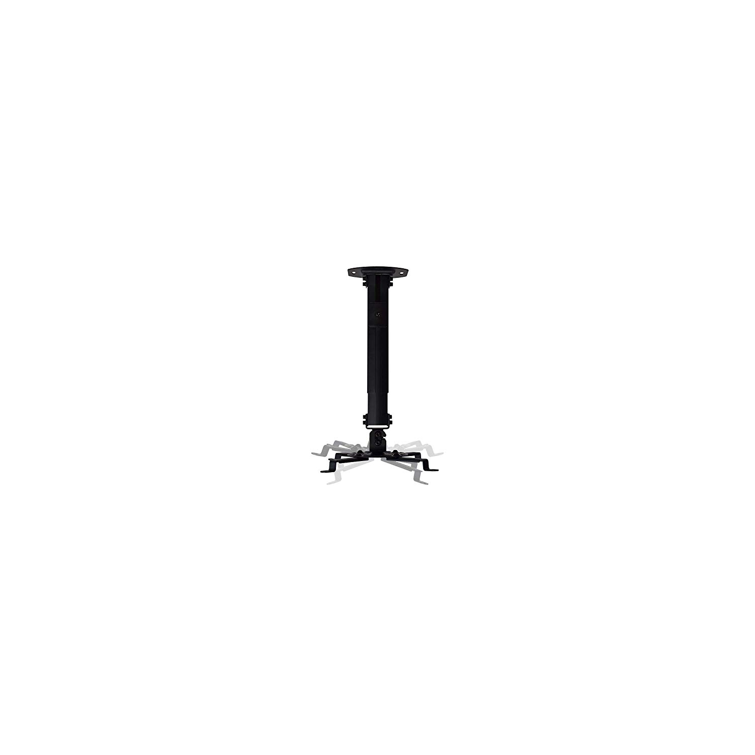 Support de projecteur Duramex – Support de fixation de plafond extensible universel ACL inclinable 15° pivotant à 360° 50 lb noir...