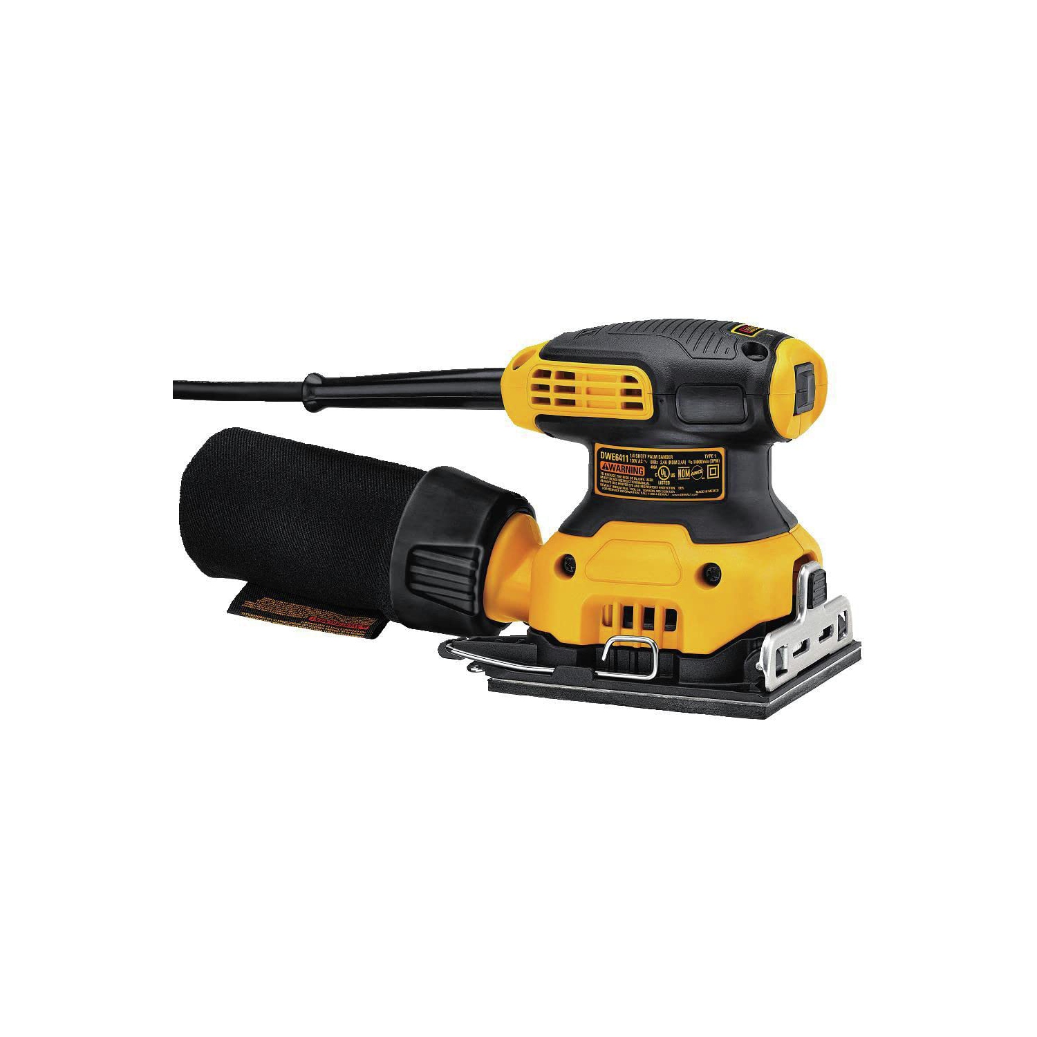 DEWALT Electric Sander, 1/4-Inch Sheet, Orbital