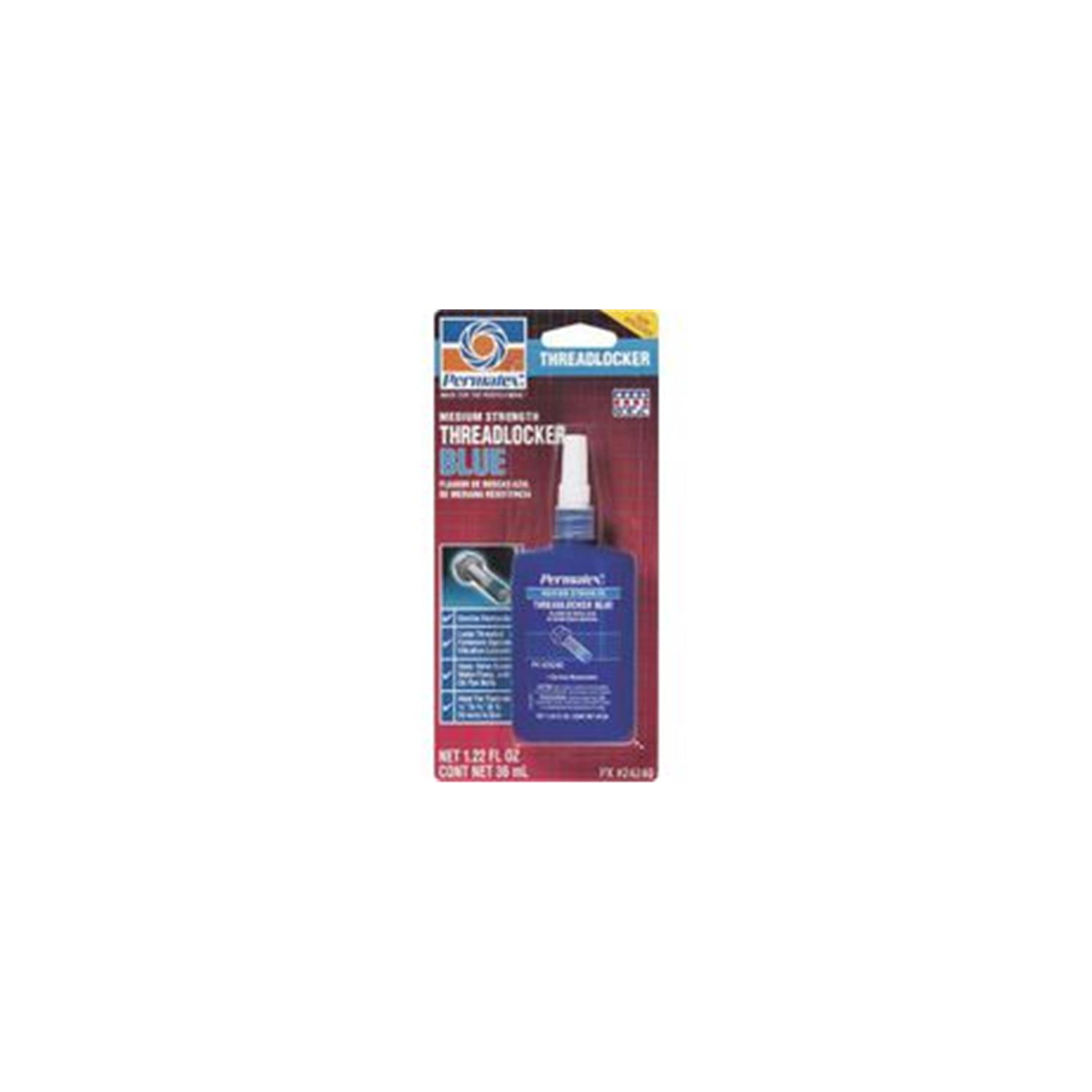 ITW Permatex Threadlock Medstr Blu Gel 36Ml 24240