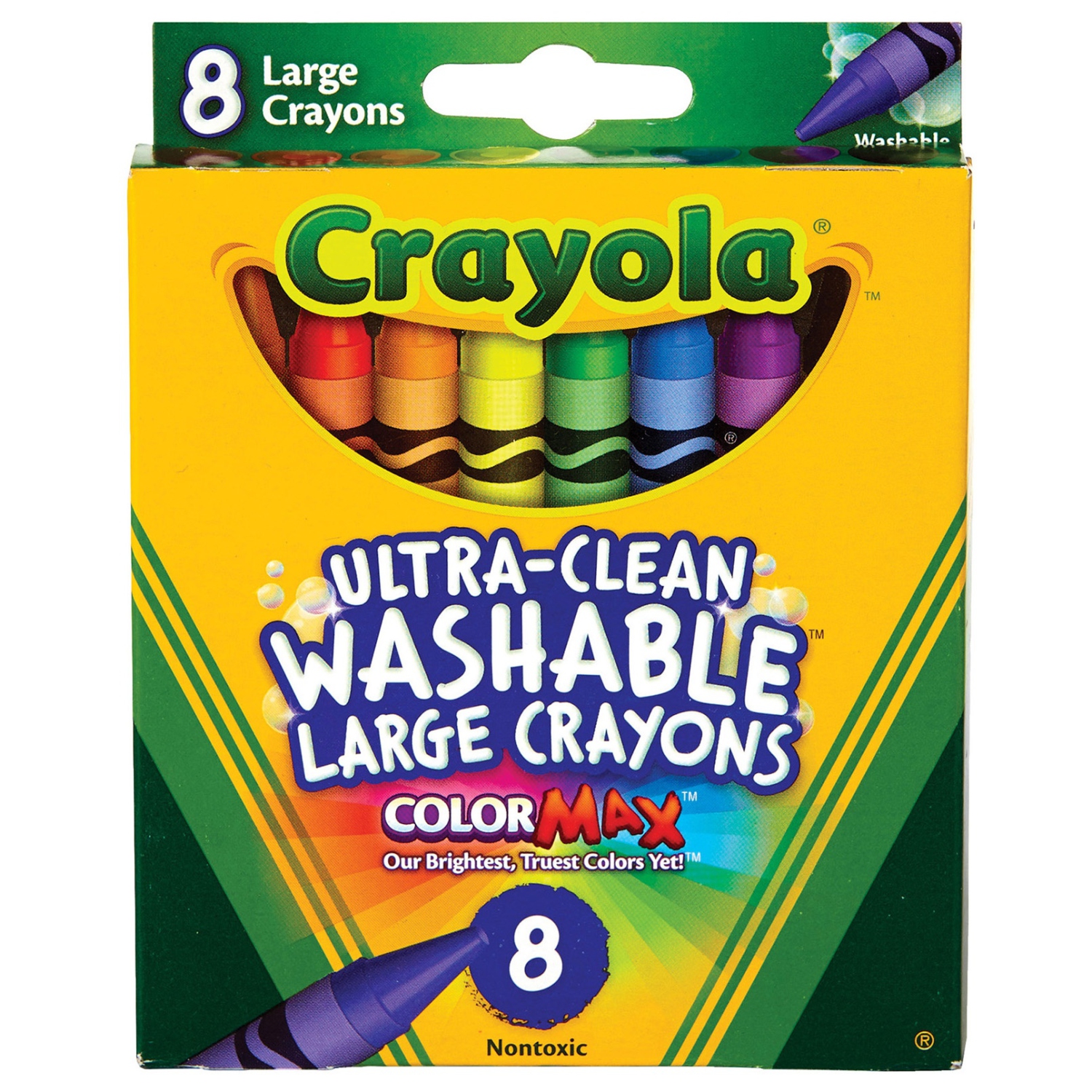 Merchandise 65050102 Crayola Crayons Washable Large 8 Count