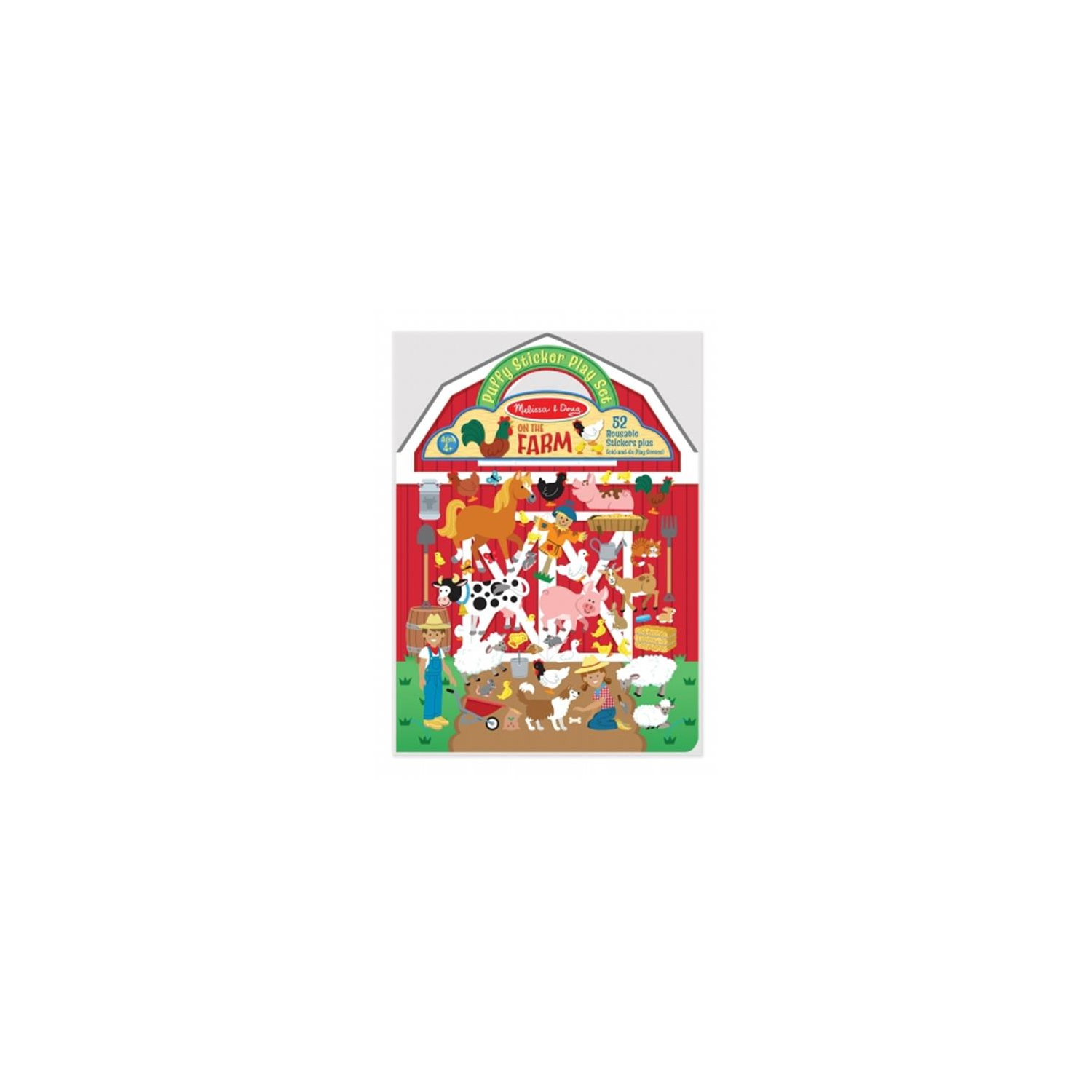 Melissa And Doug 9408 Puffy Sticker - Farm