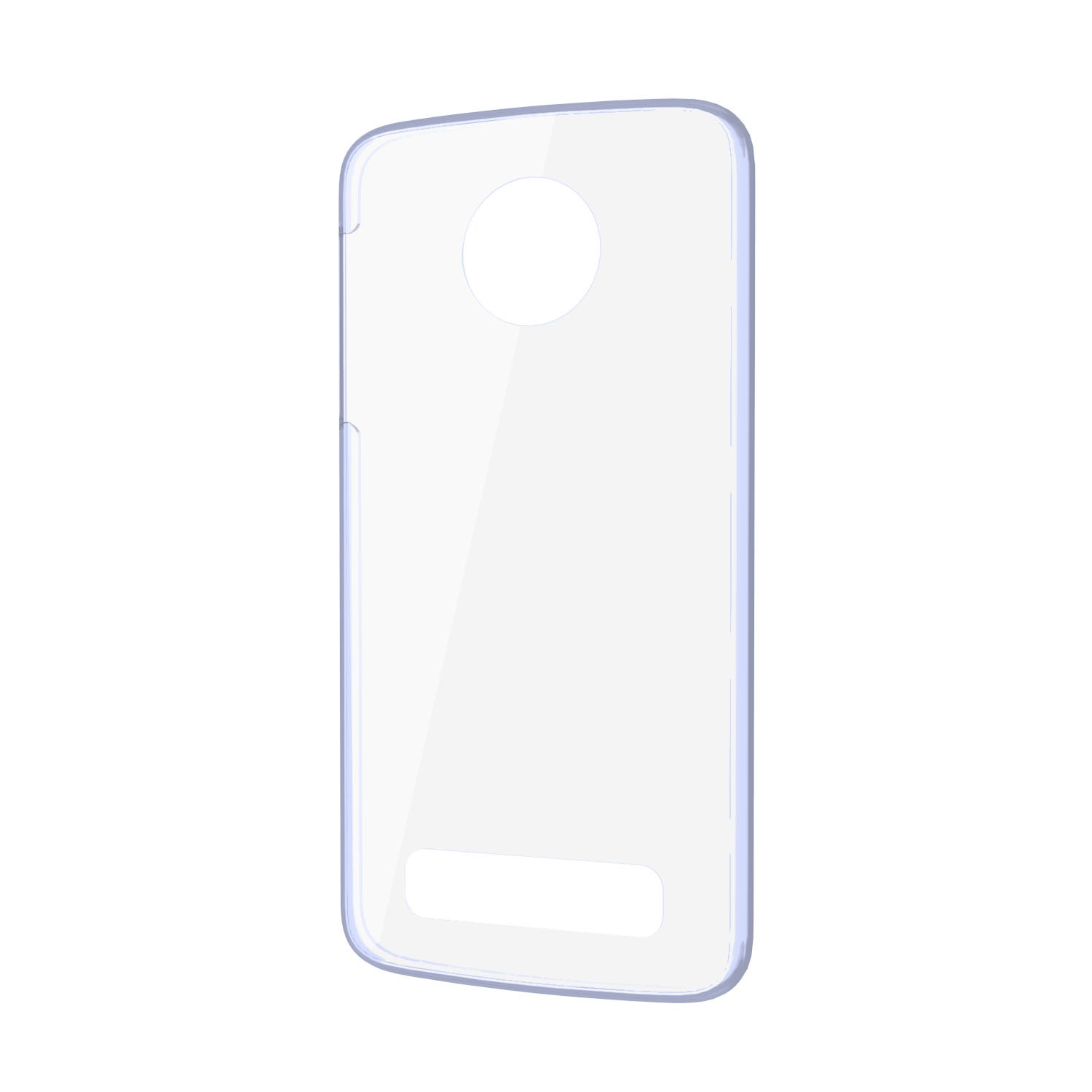 Muvit Fitted Hard Shell Case for Motorola Z - Clear