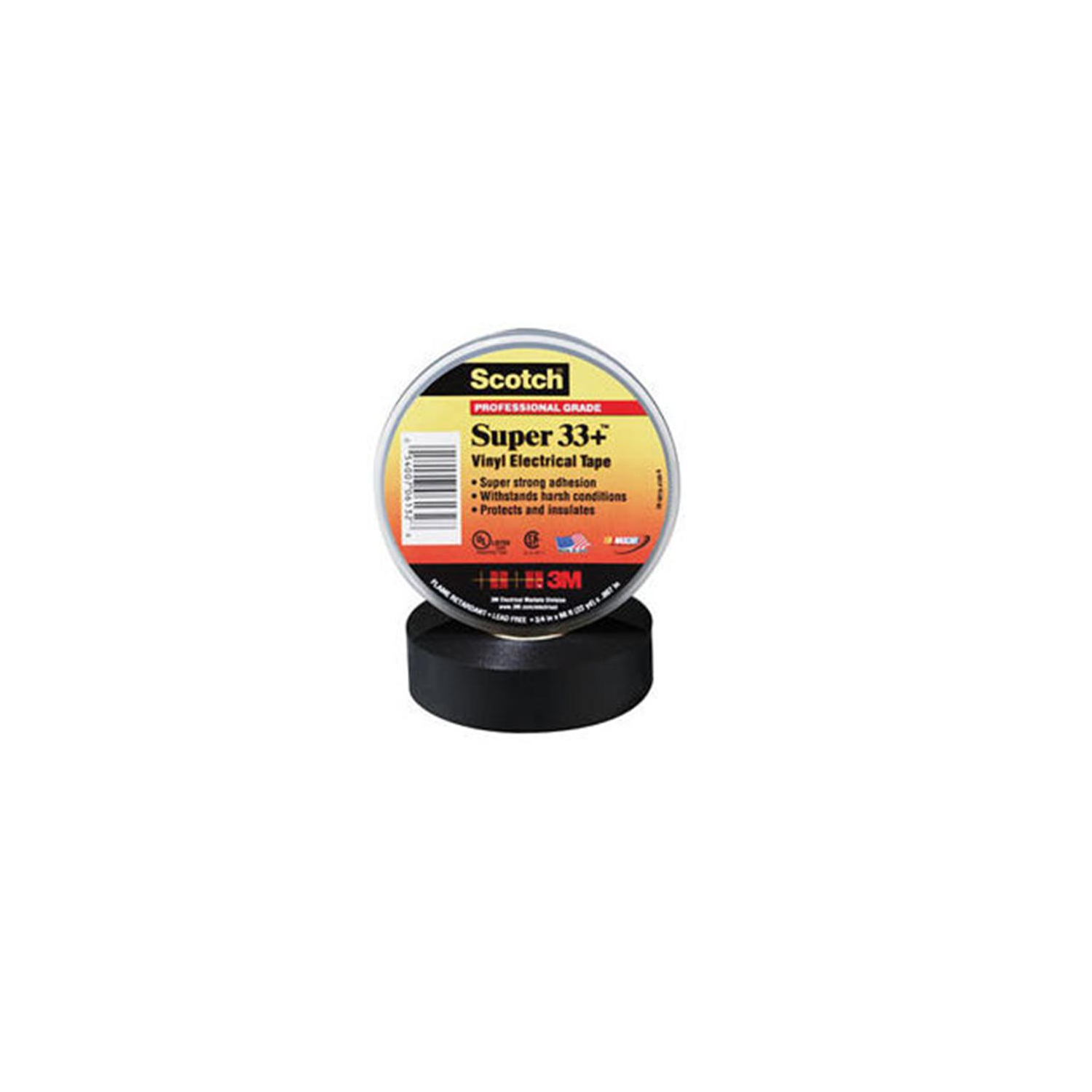 3M 33SUPER52FT .75 x 52 ft. Super 33 Plus Vinyl Electrical Tape