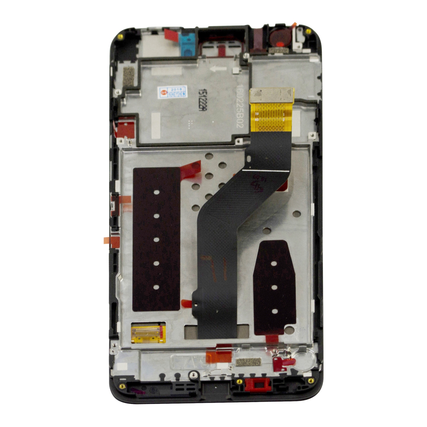 For Huawei Nexus 6P LCD Screen and Digitizer Assembly with Front Housing Replacement - Black