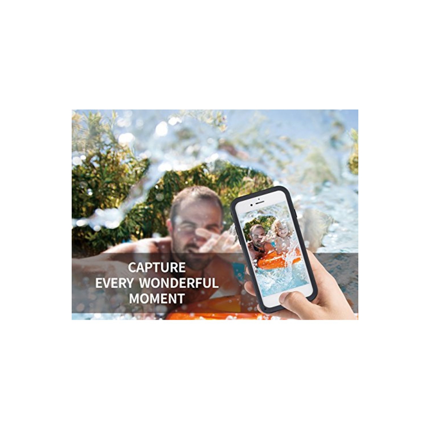 Richbox iPhone 6 / 6S Case, Waterproof & Shockproof case - Blue