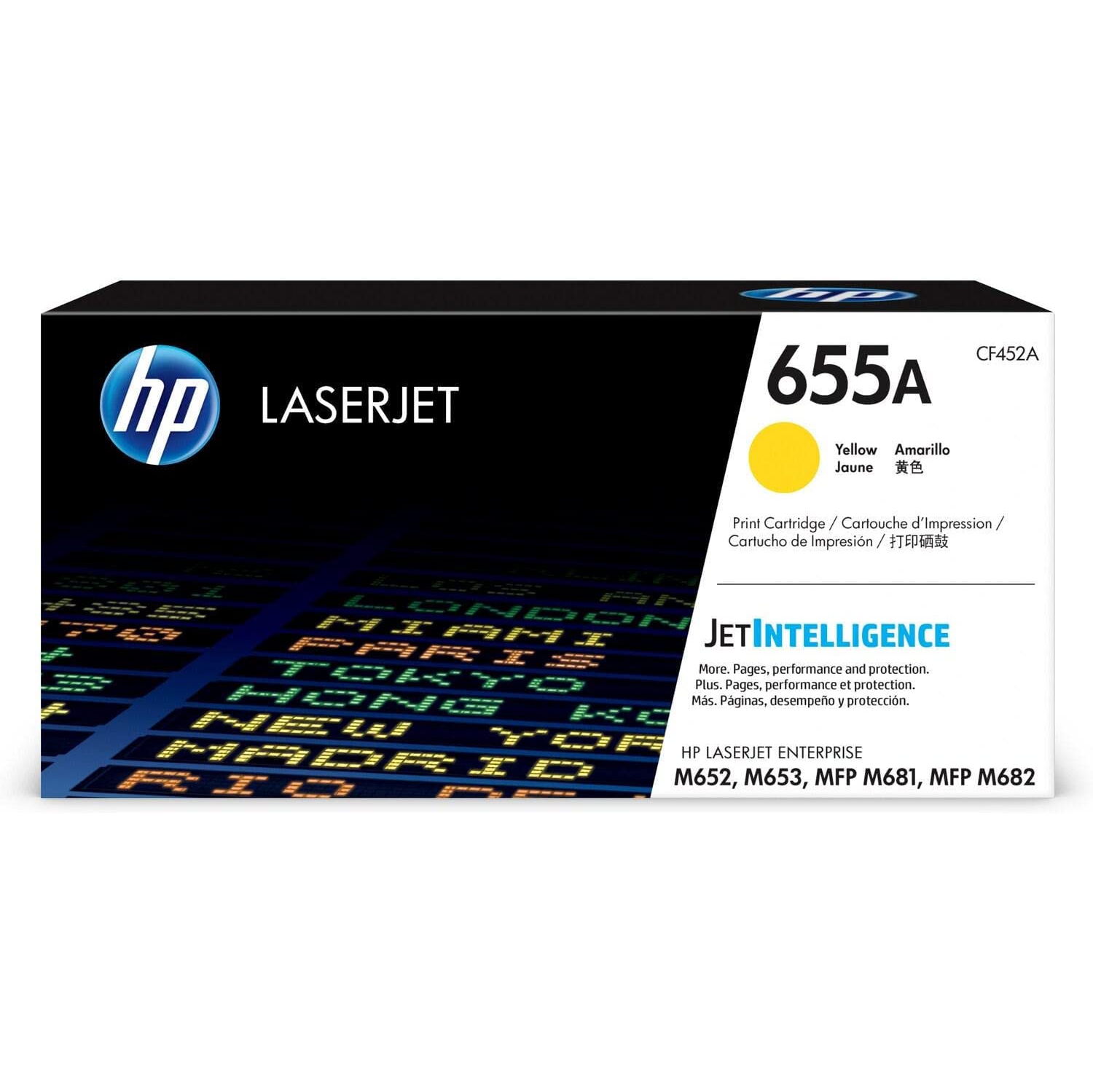HP 655A Original Toner Cartridge - Yellow