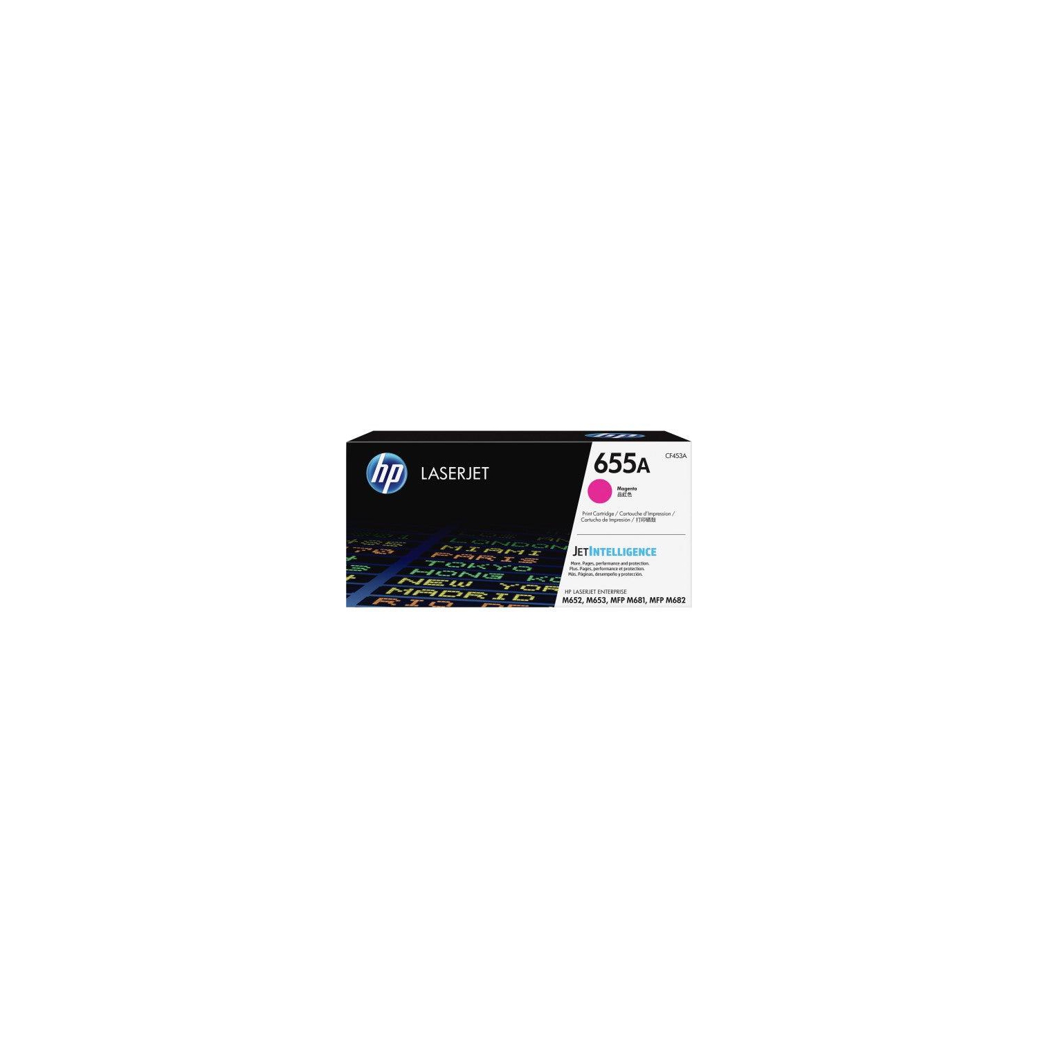 HP 655A Original Toner Cartridge - Magenta