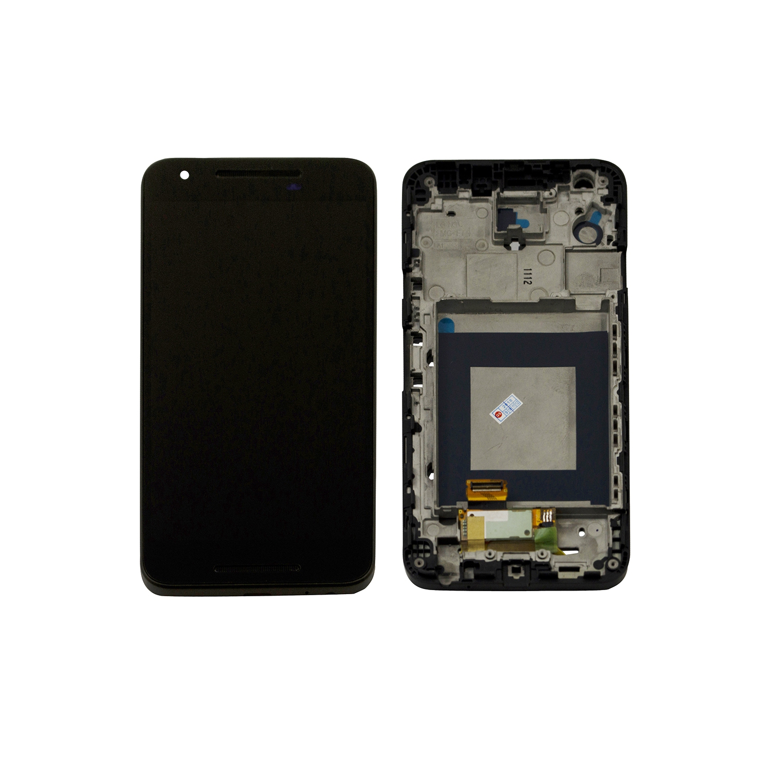 For LG Nexus 5X LCD Screen and Digitizer Assembly with Front Housing Replacement - Black