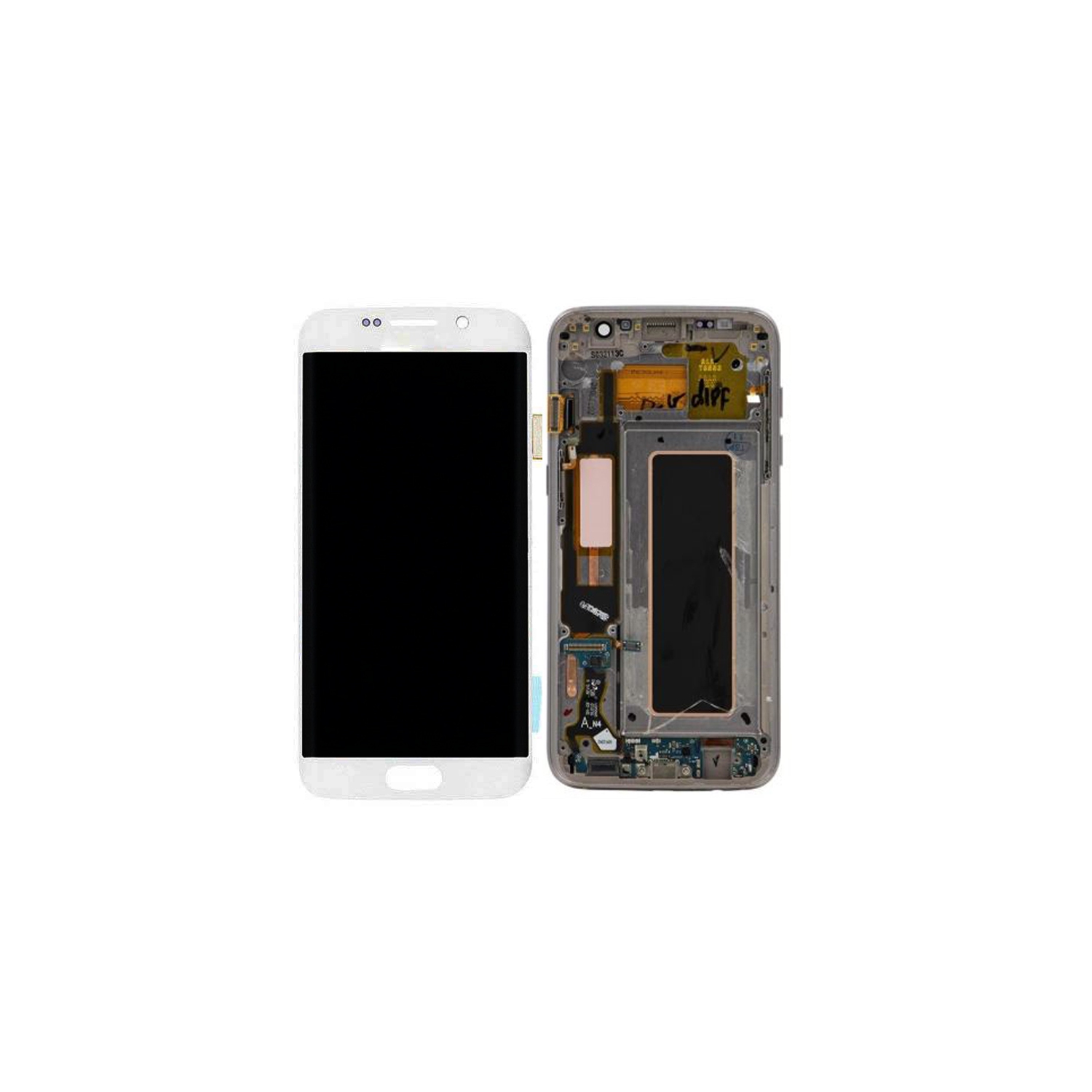 Samsung Galaxy S7 Edge G935W8 LCD Digitizer Assembly Replacement With Frame - White