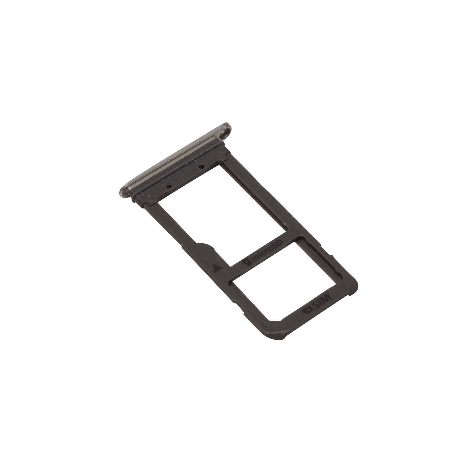 Samsung Galaxy S7 Edge G935W8 Sim Card Holder Slot Micro SD Card Tray - Silver