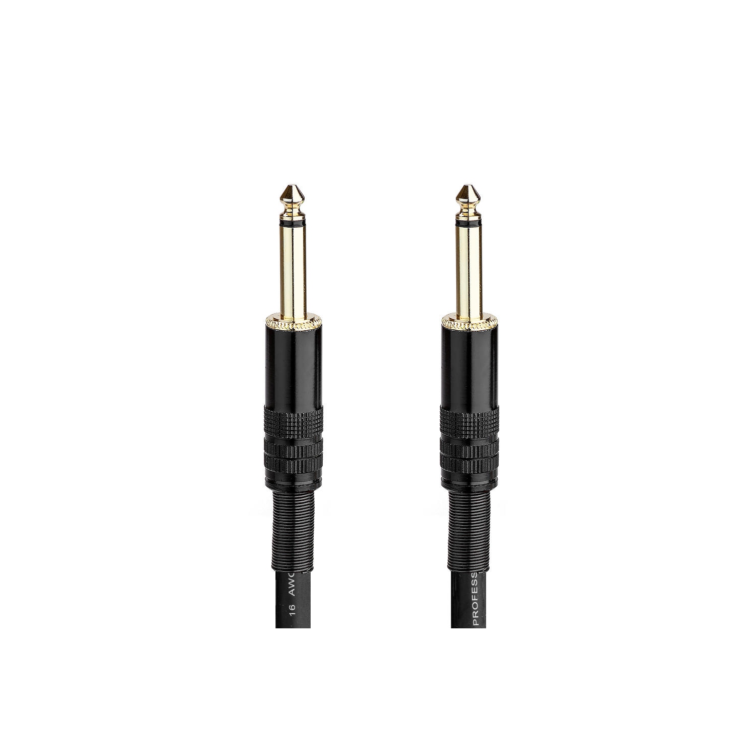 Primecables 15ft Premier Series 1/4inch Male 16AWG Audio Cable (Gold Plated)