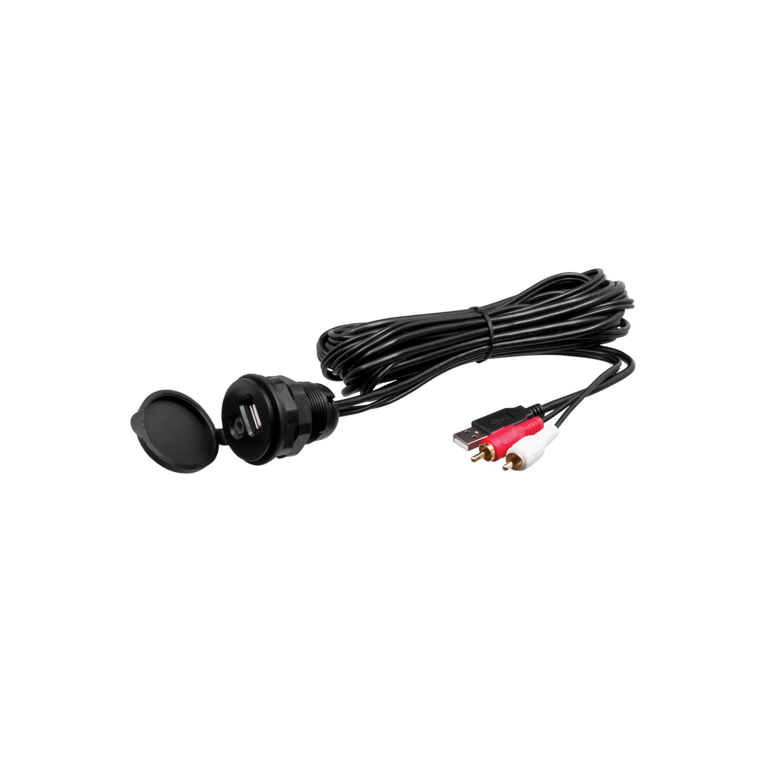 Boss MUSB35 Universal Usb & 3.5 Mm Auxiliary Interface Mount And Cable