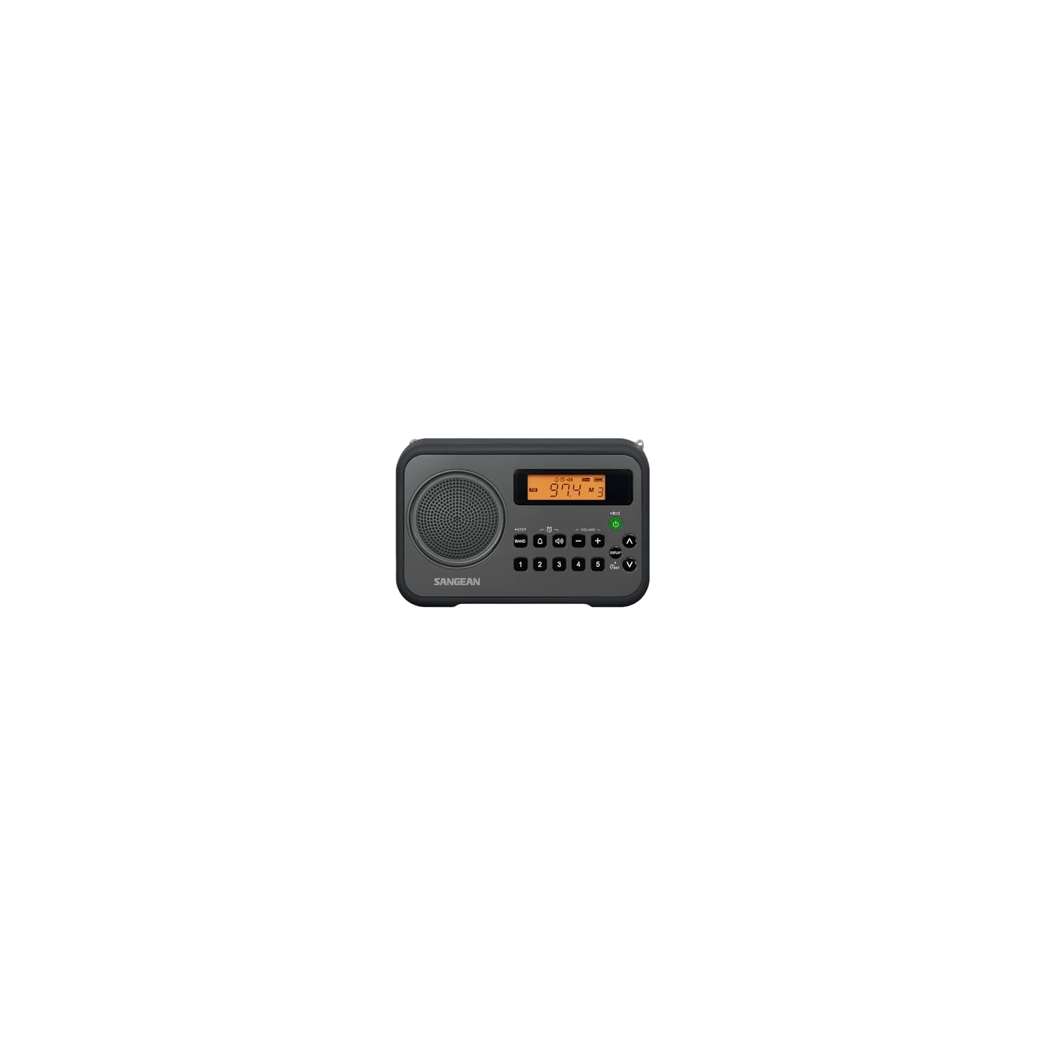 Sangean PR-D18BK Portable Digital Radio (Black/Grey)