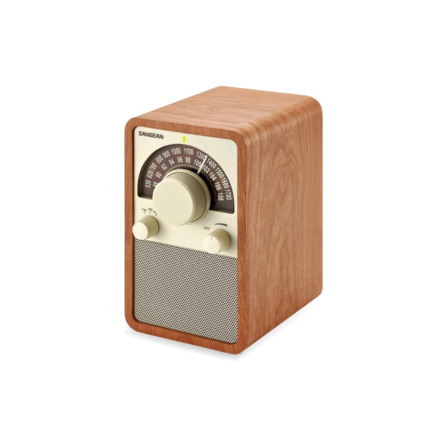 Sangean WR-15WL AM/FM Table Top Wooden Radio, Walnut