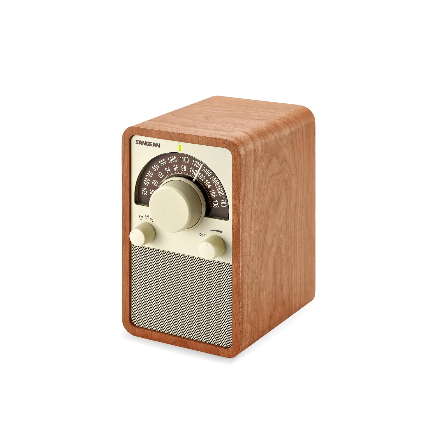 Sangean WR-15WL AM/FM Table Top Wooden Radio, Walnut