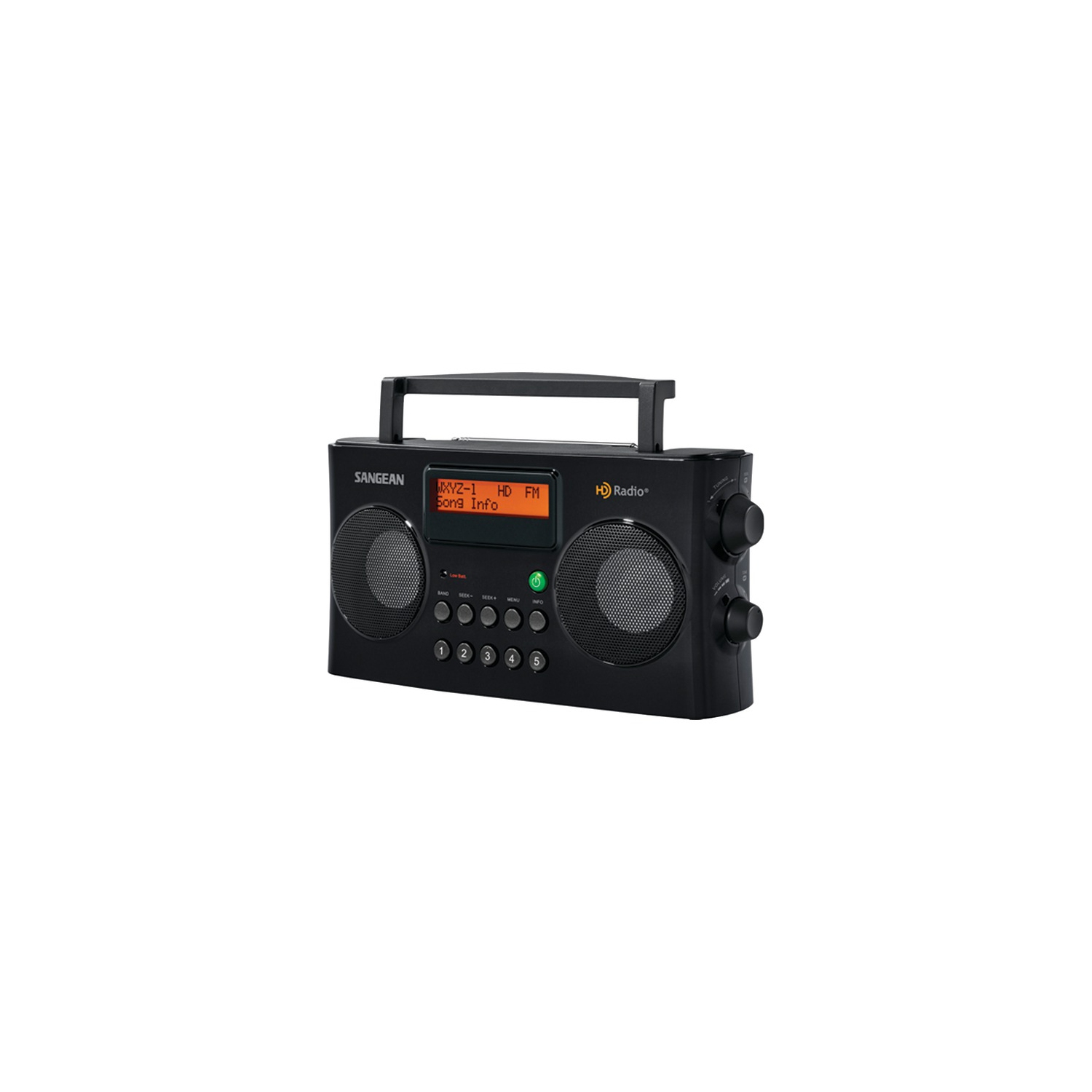 Sangean HDR-16 AM & FM HD Portable Radio Black