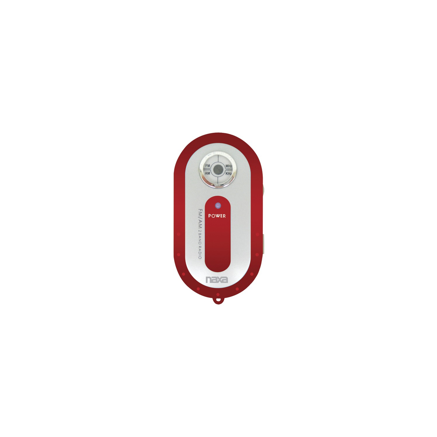 Naxa NR720RD Am-fm Mini Pocket Radio -red