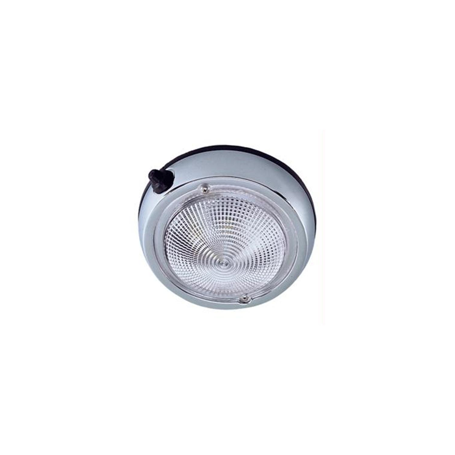 Perko Surface Mount Dome Light - 5 - Chrome Plated - 0300DP2CHR