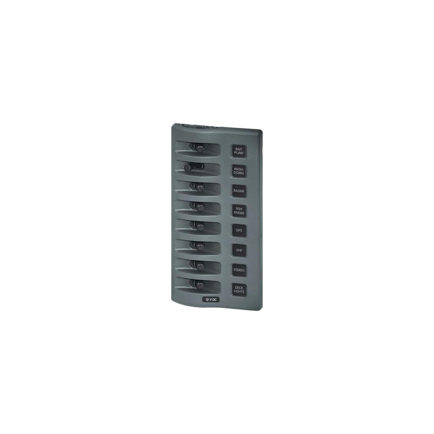 4309 panneau de commande étanche 12&nbsp;V DC Blue Sea 4309 à 8 positions