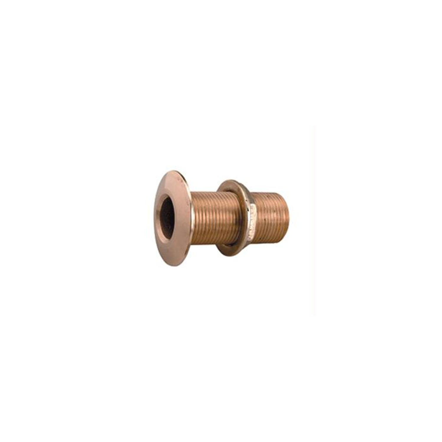 Perko 1-1/4 Inch Thru-Hull Fitting with Pipe Thread Bronze MADE IN THE USA
