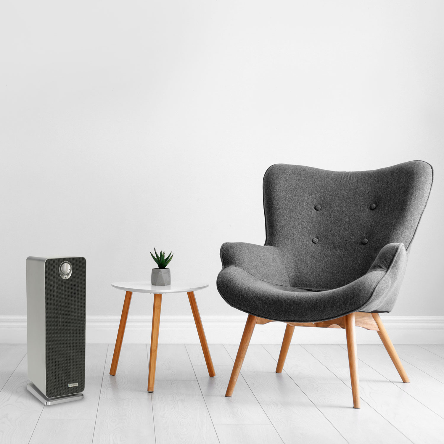 Purificateur d'air 4-en-1 de GermGuardian avec filtre HEPA - Gris