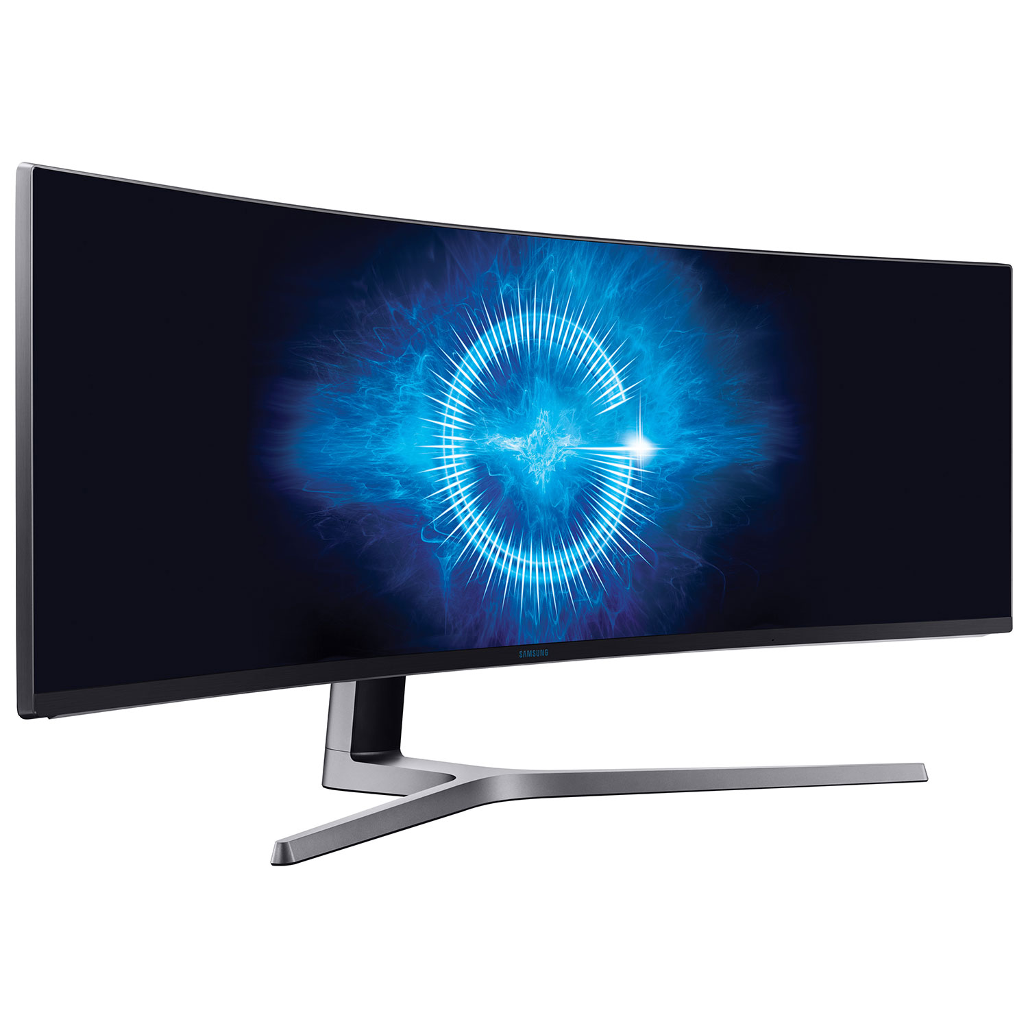 Samsung 49" Ultrawide 144Hz 1ms Curved LED Gaming Monitor (LC49HG90DMNXZA) - Charcoal Black