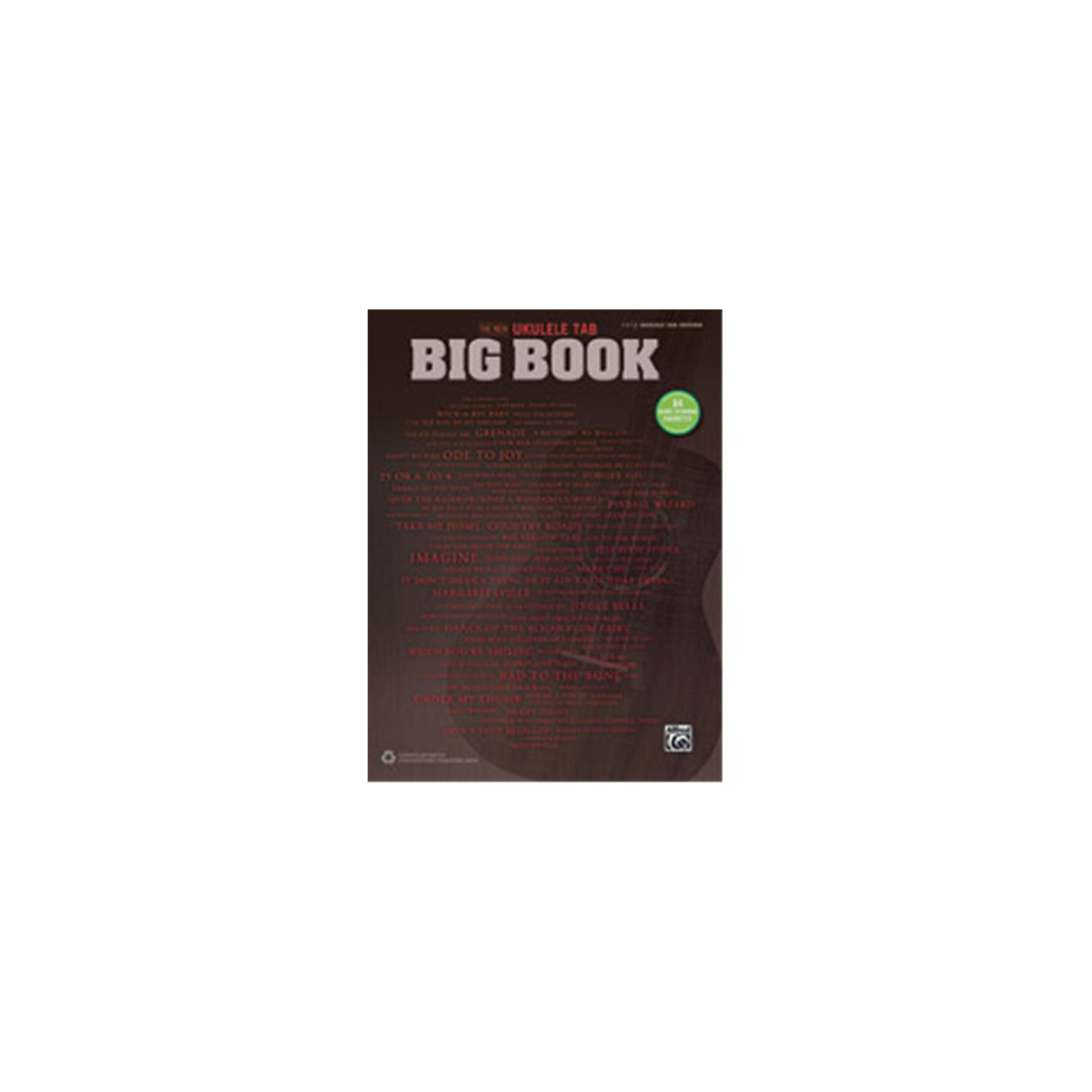 Alfred 00 43041 New Ukulele Tab Big Book The Best Buy Canada