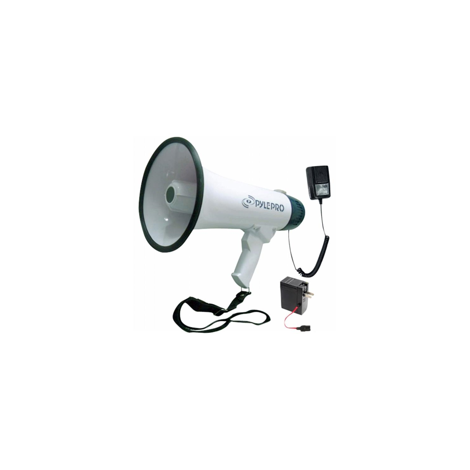 PYLE PMP45R Professional Dynamic Megaphone with Recording Function-Detachable Microphone and Rechagable batteries