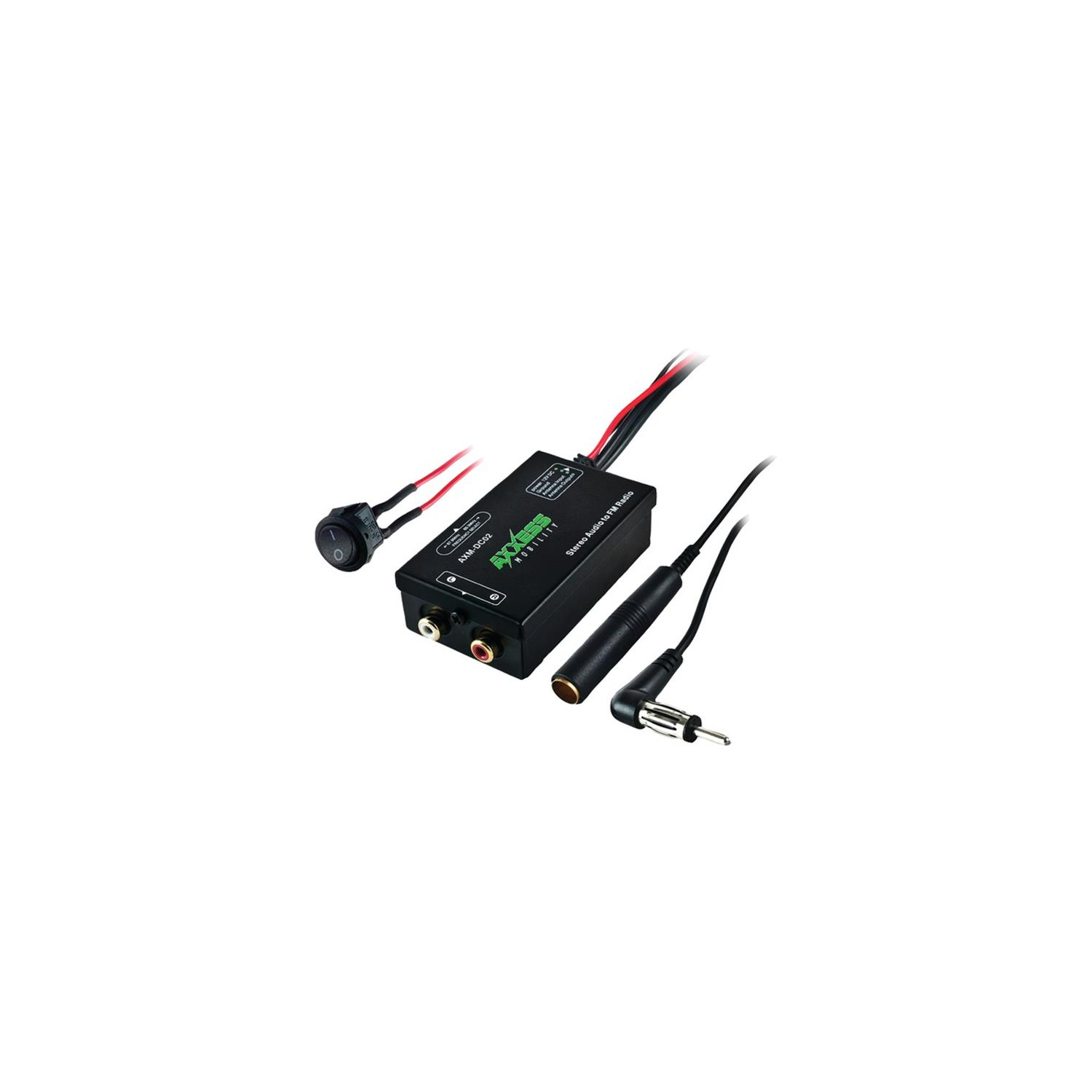Axxess Mobility AXM-DC02 Universal Stereo Audio Input Fm Modulator