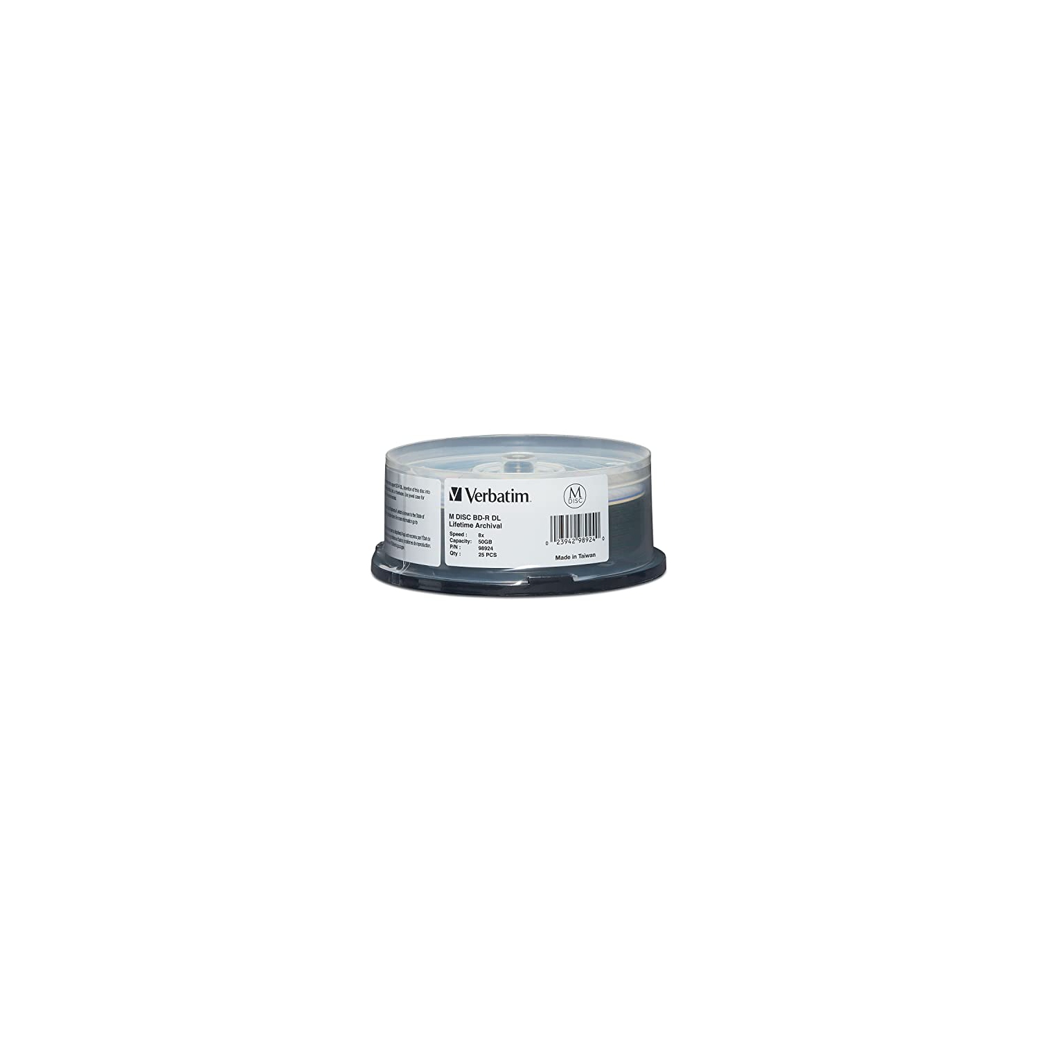 Verbatim M-Disc BD-R DL 50GB 6X Surface - 25pk Spindle