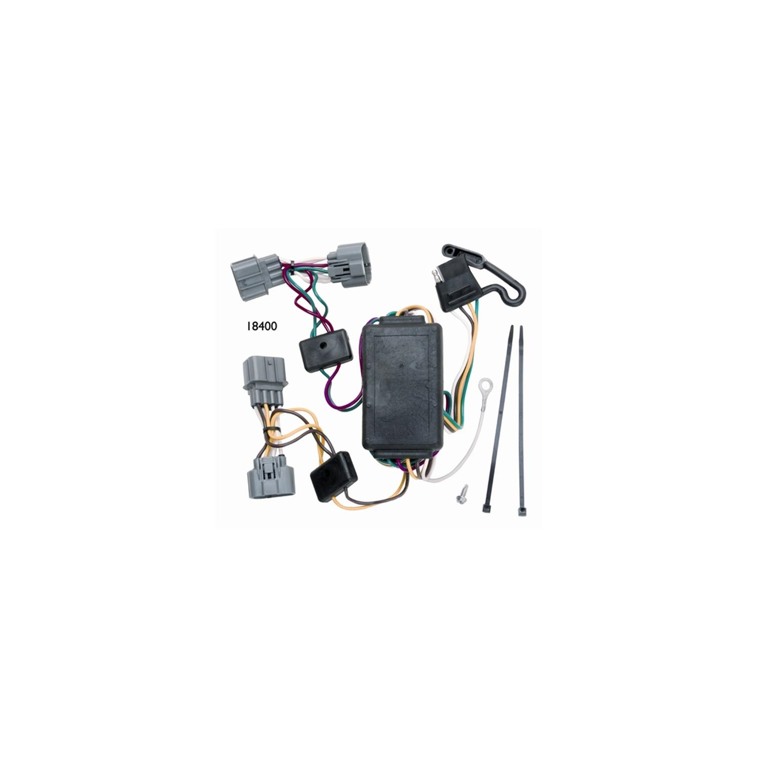 Tow Ready 118400 T-One Connector Assembly With Circuit Protected Converter 3.98 x 3.63 x 8.88 in.