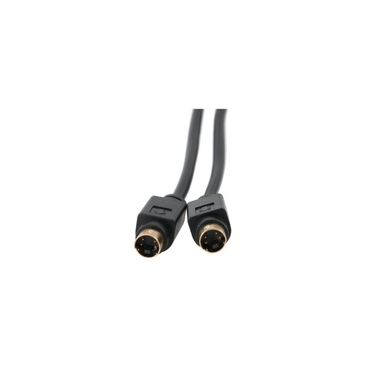 CMPLE 355-N S-Video SVideo- SVHS Gold Plated Cable 4 pin -25 ft