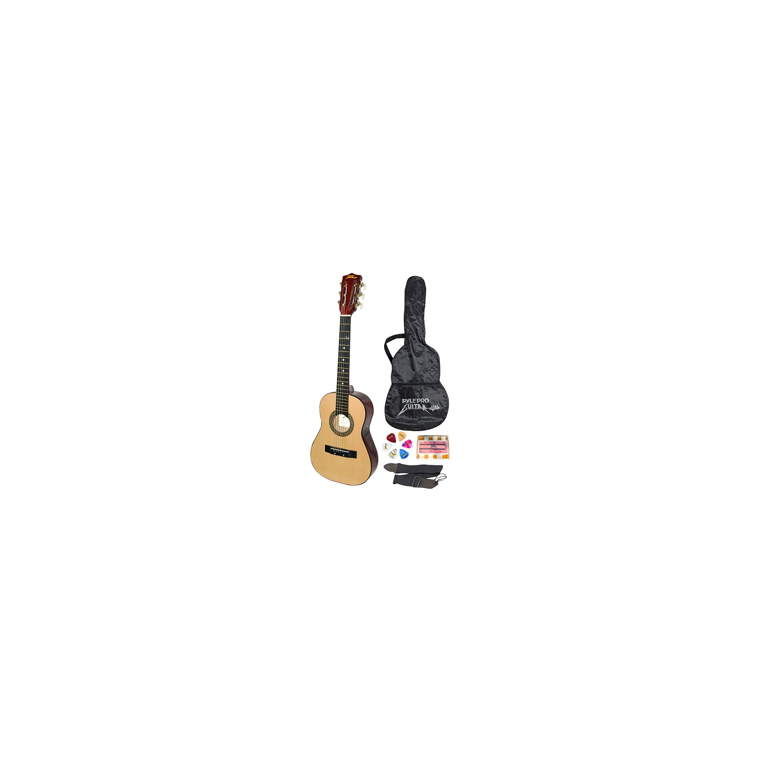 Pyle Beginners 6-String Acoustic Guitar with Accessory Kit