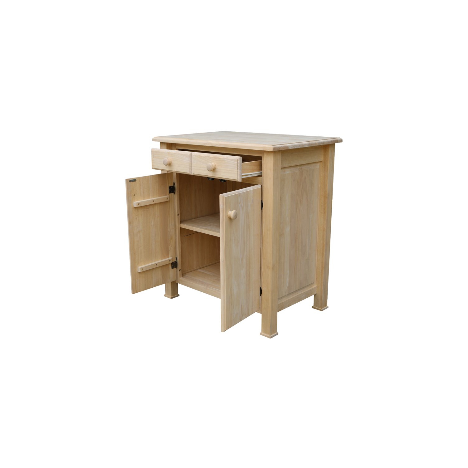 International Concepts Unfinished Kitchen Work Center