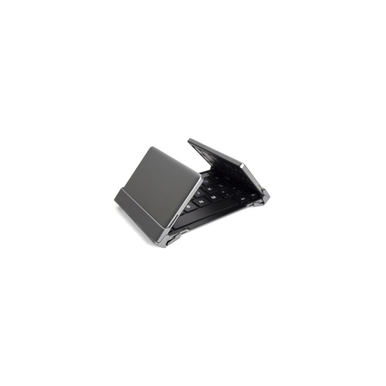 Plugable Technologies BT-KEY3 Folding Keyboard Compact Bluetooth with Case & Stand