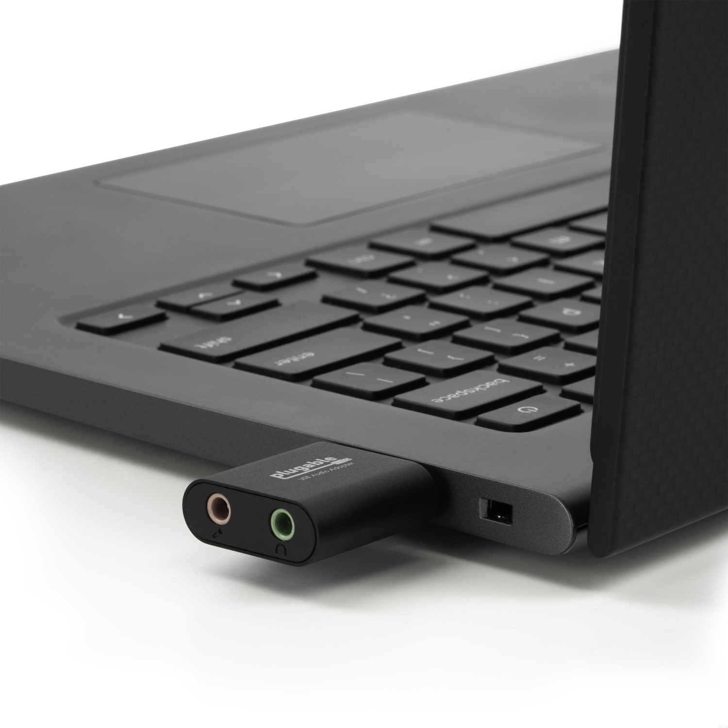 Plugable Technologies USB-AUDIO 3.5 mm USB Audio Adapter with Two Audio Ports