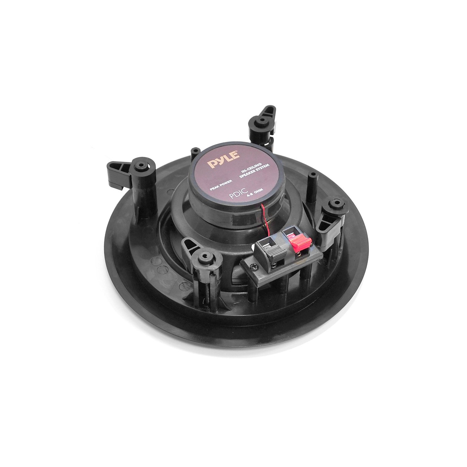 Sound Around-Pyle PDIC81RDBK 8-Inch 2-Way In-Ceiling Speaker System Black