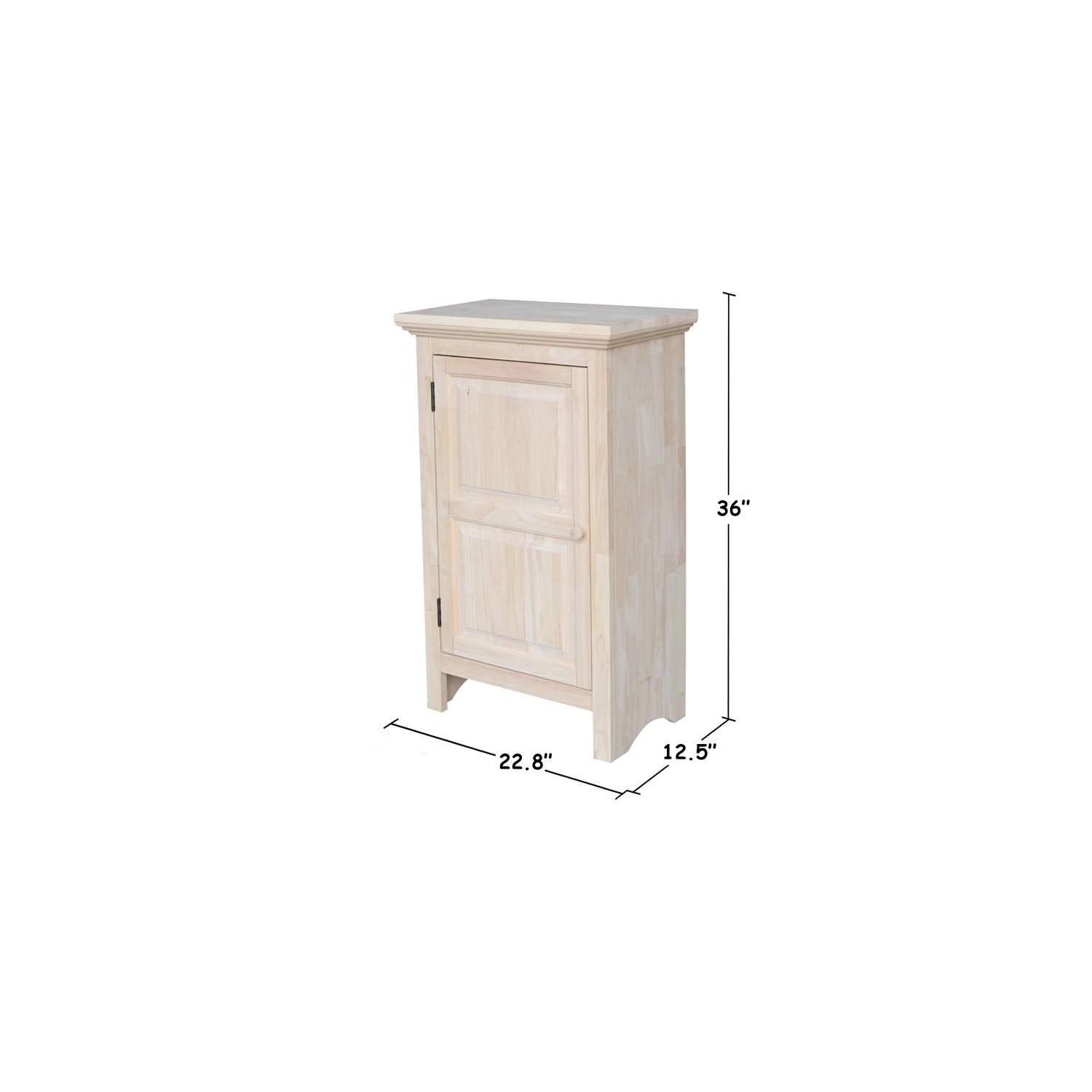 International Concepts CU-125 Single jelly cabinet - 36H Ready to finish