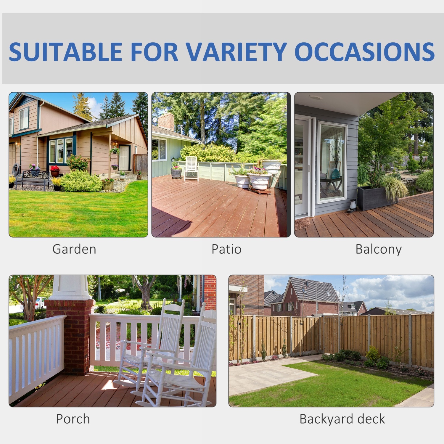 Outsunny Outdoor Lounge Chair, Adjustable Folding Chaise Lounge with Face Cavity, Tanning Chair Sun Lounger Bed Recliner, Blue