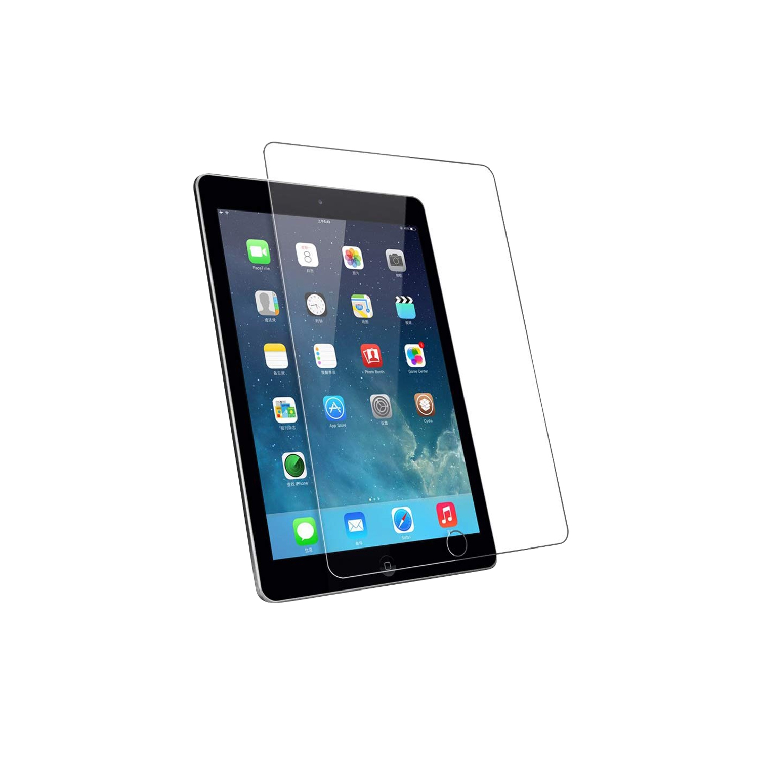 Protecteur d’écran en verre trempé pour iPad Air 1/Air 2/iPad Pro 9.7/iPad 5/iPad 6 d’Apple