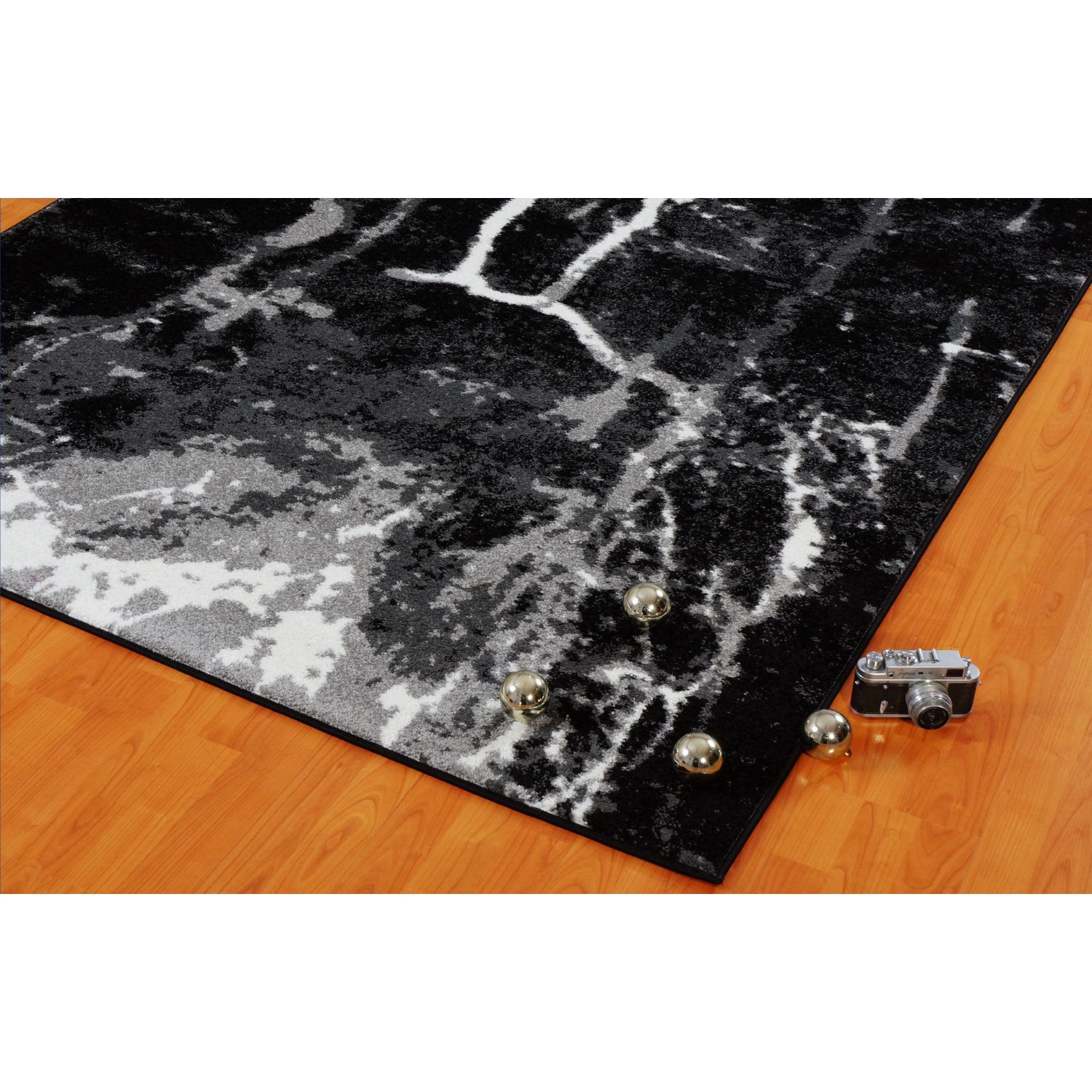 LA Dole Anise 2'7" x 4'11" Hallway Runner - Black/White