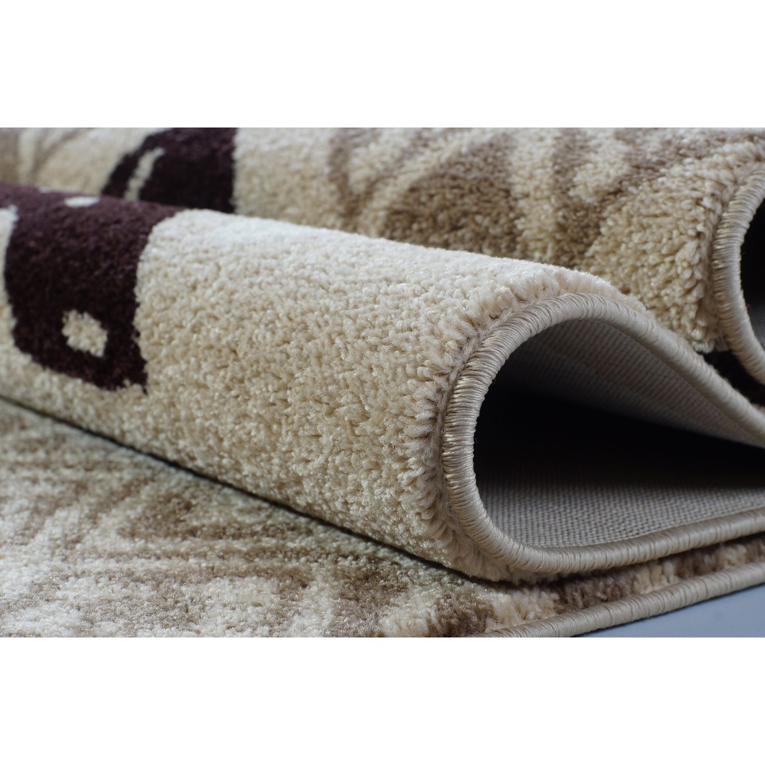 Tapis de corridor DE 2 pi 7 po x 9 pi 10 po LA Dole Flash - Caramel