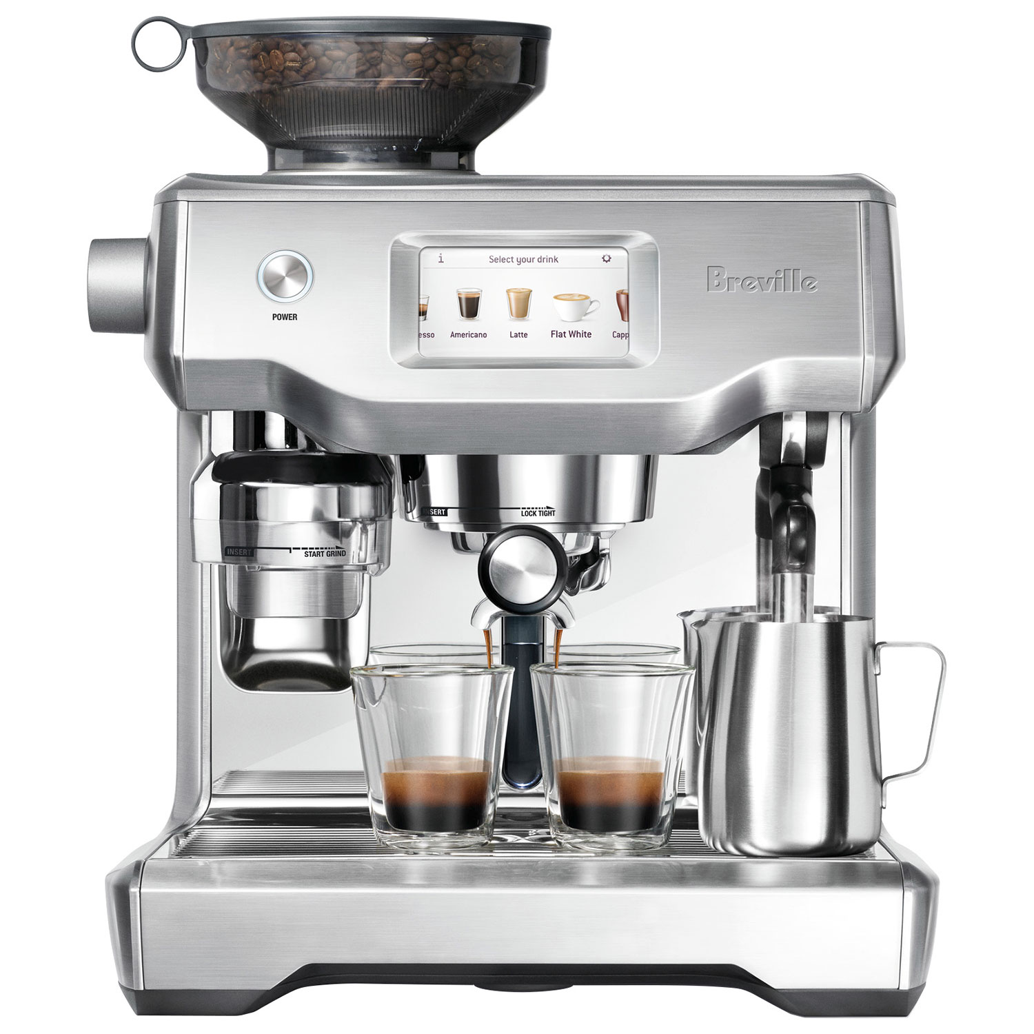 国内初の直営店 Breville Oracle with Machine Espresso Automatic Touch コーヒーメーカー・エスプレッソマシン
