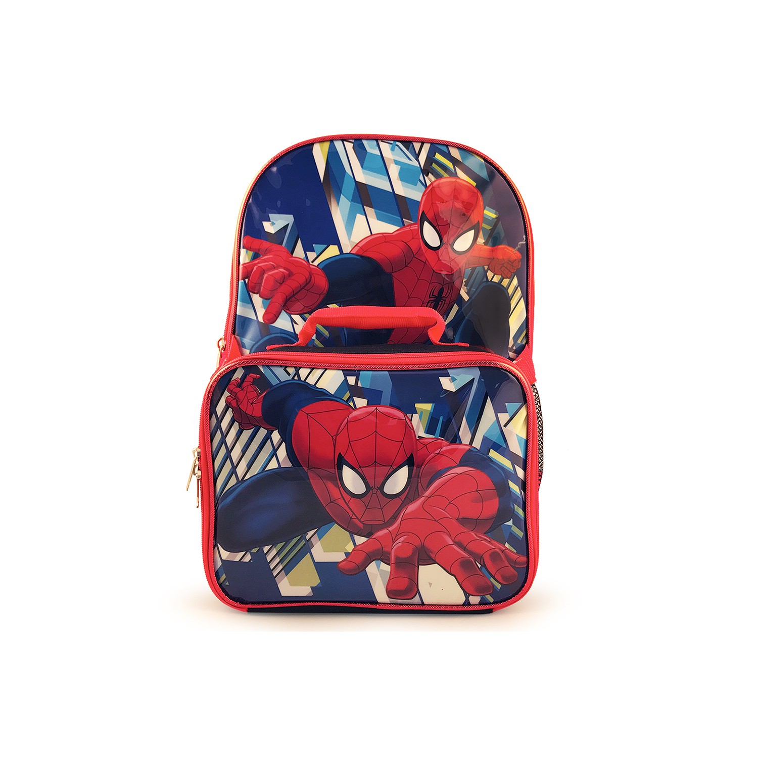 Ensemble sac à dos et sac-repas Spider-Man [noir]