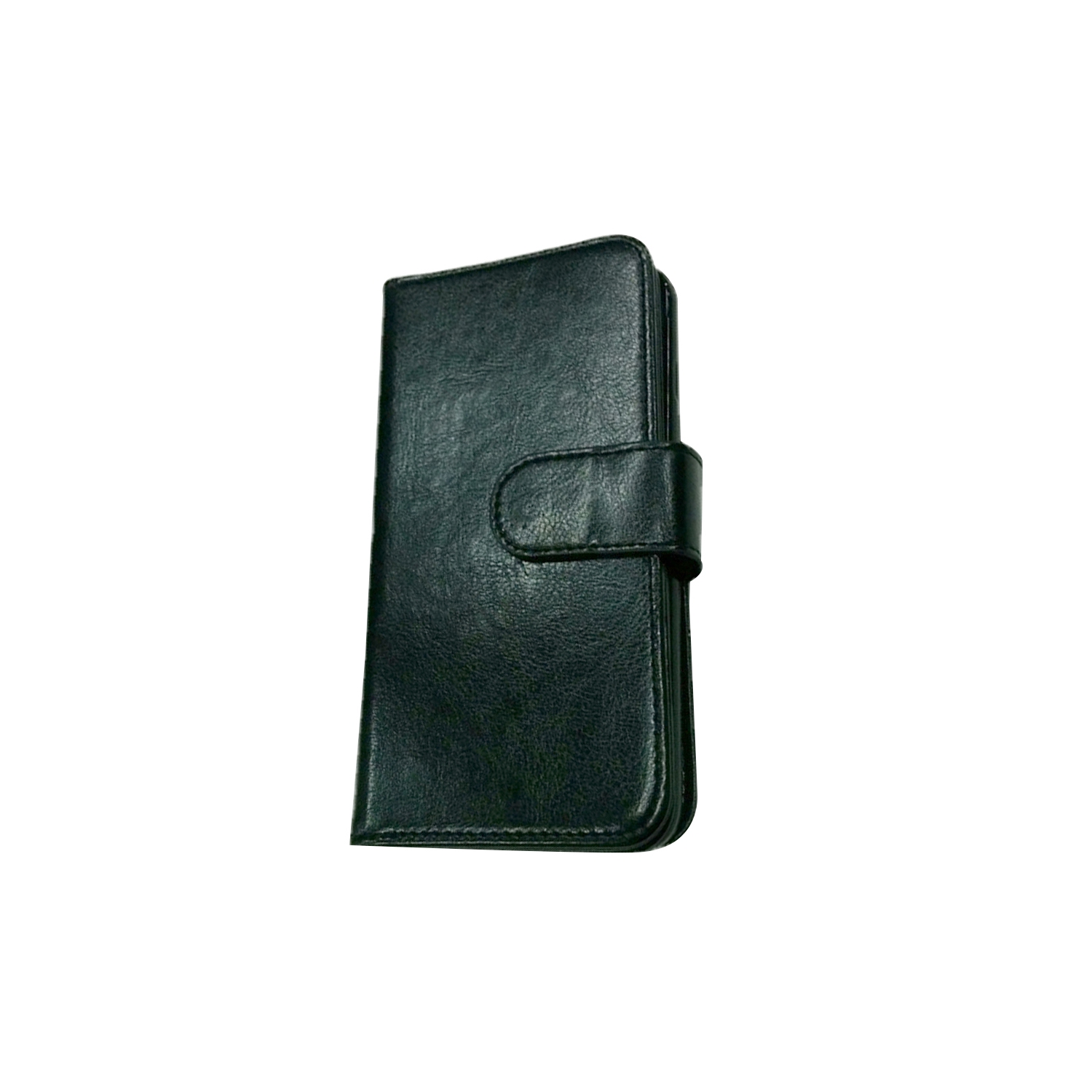 iPhone 7 Plus / 8 Plus 5.5 " Deluxe PU Leather Flip Wallet Cover Case - Black