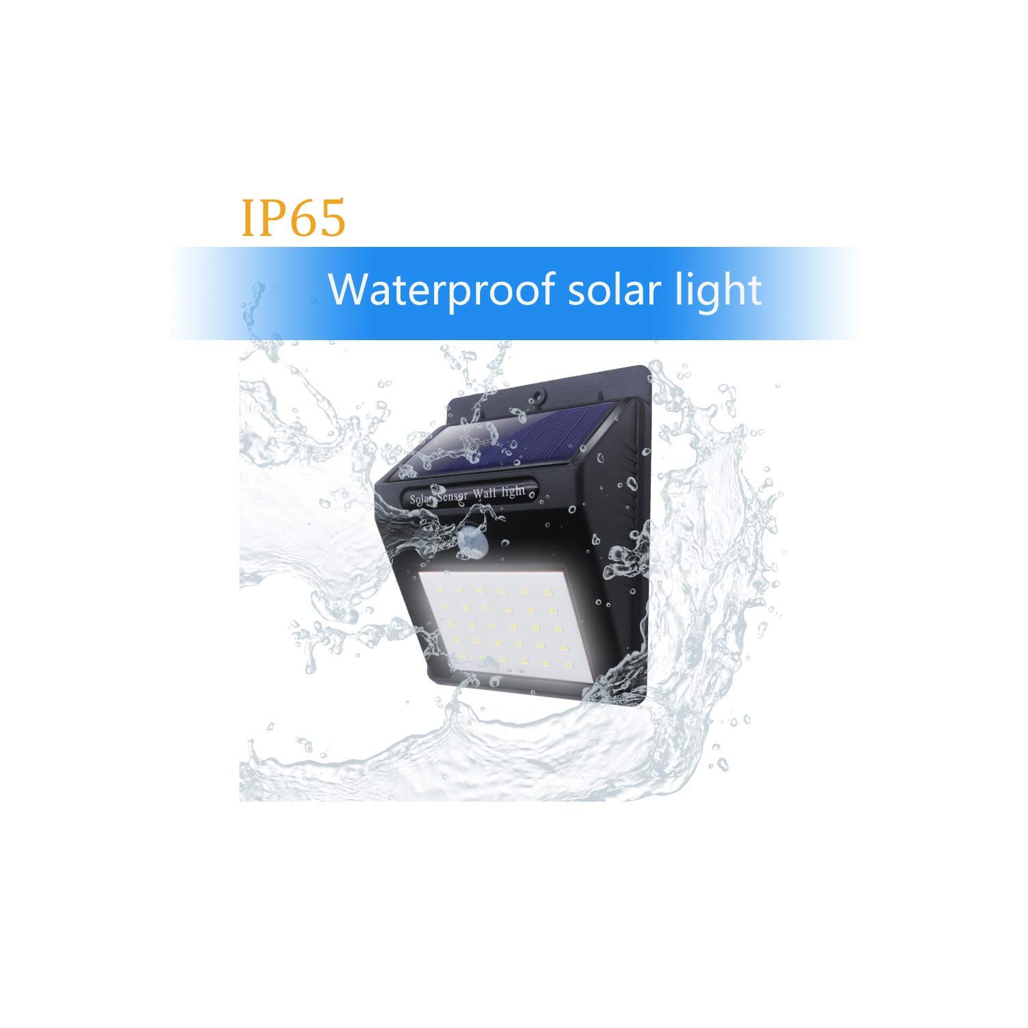 MegaPower 30 LEDs Waterproof Security Motion Sensor Solar Light 4PCS PACK