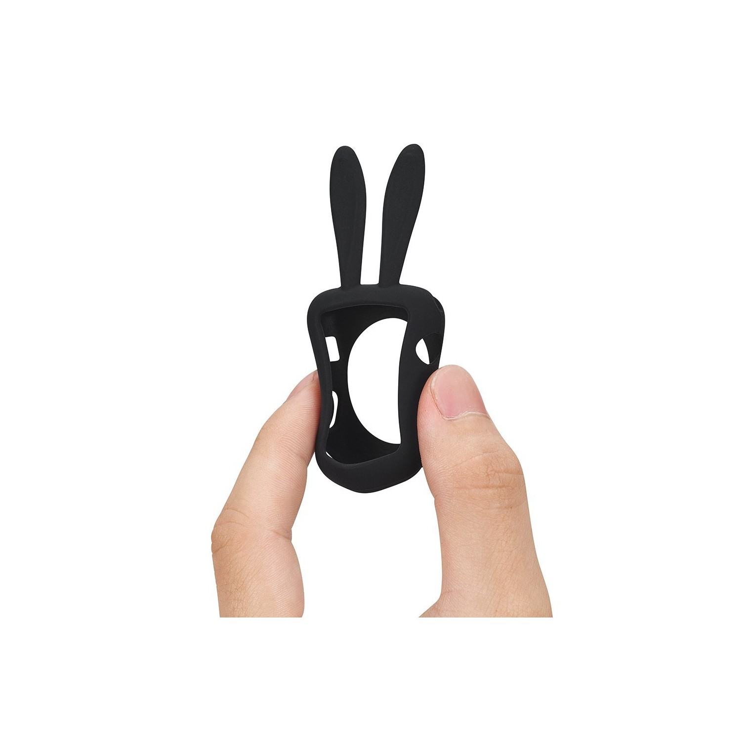 Étui en silicone souple et silicone adorable avec oreilles de lapin pour Apple Watch Series 1 et 2 de 42 mm
