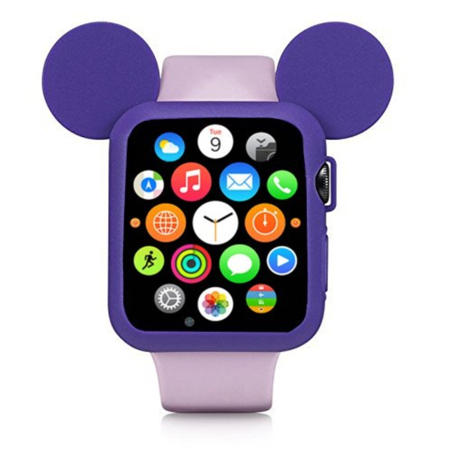 Soft Silicone Protective Apple Watch Case Cover Disney characters Mickey Mouse ears - 42mm