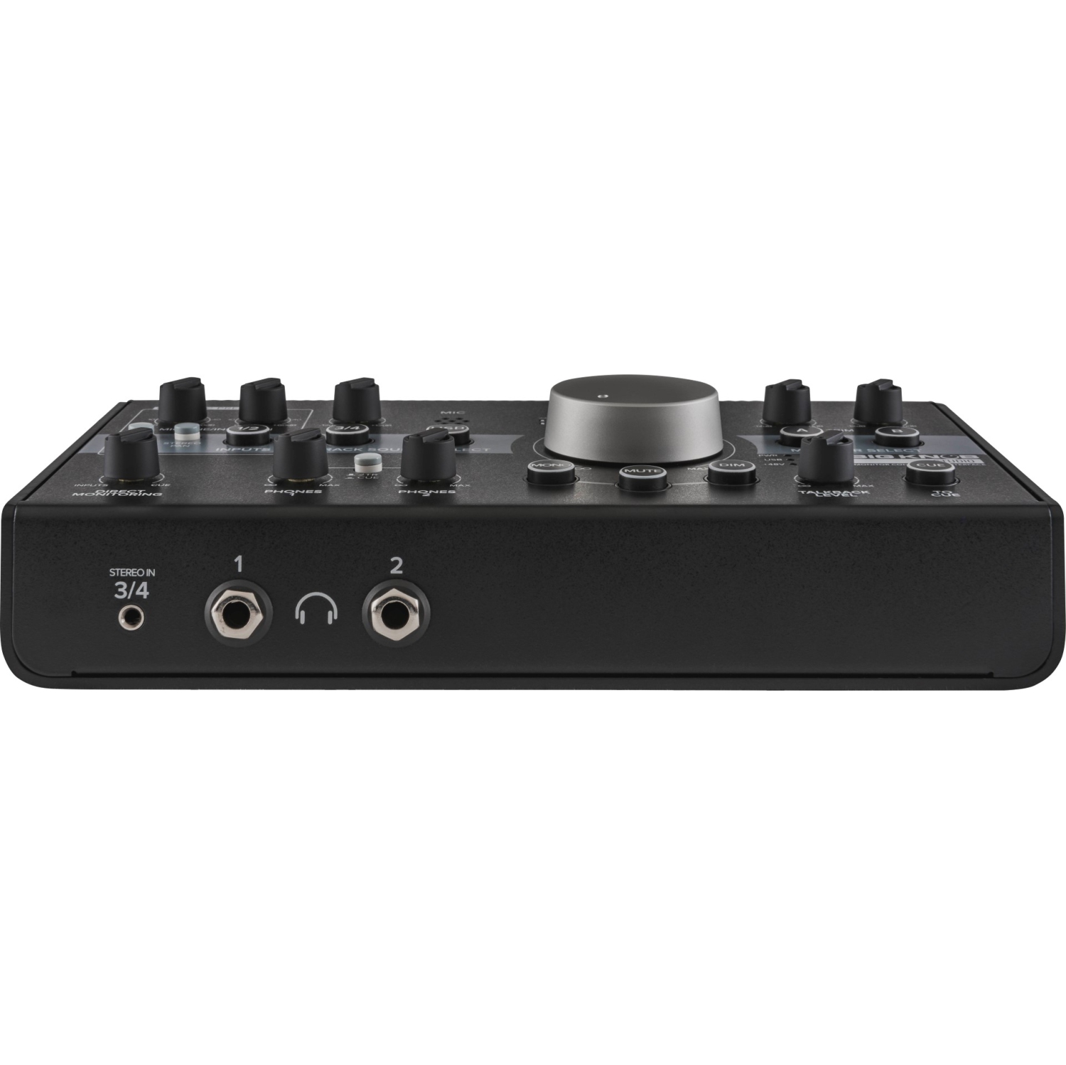 Contrôleur pour moniteur de studio Big Knob Studio 3x2 de Mackie avec 96kHz entrées/sorties USB